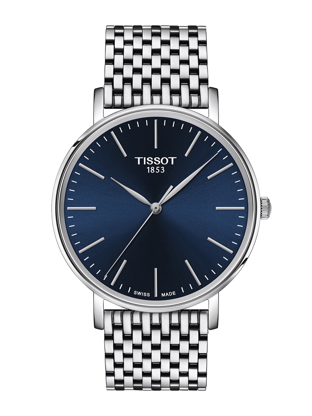 

TISSOT Unisex Stainless Steel Analogue Watch T1434101104100, Blue