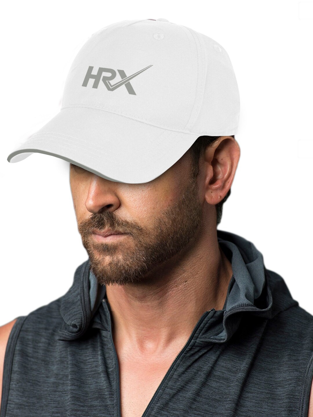 

HRX by Hrithik Roshan Unisex Visor Cap, White
