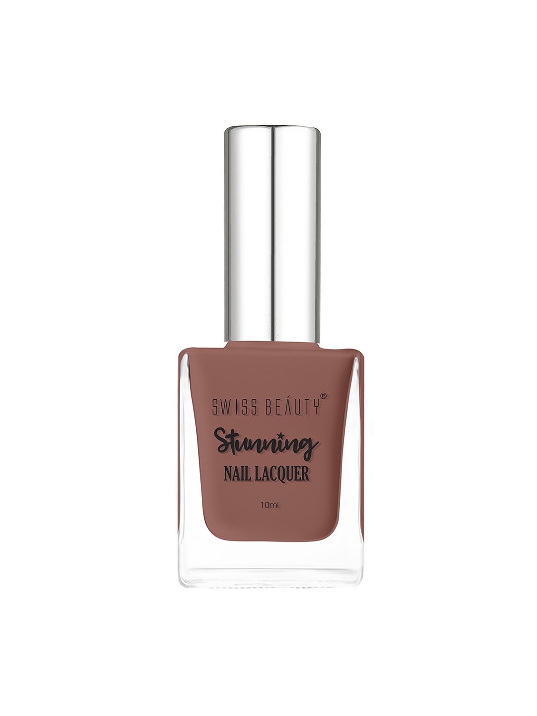 

SWISS BEAUTY Intense Pigmentation Long Stay Stunning Nail Polish 10ml - Woody 77, Nude