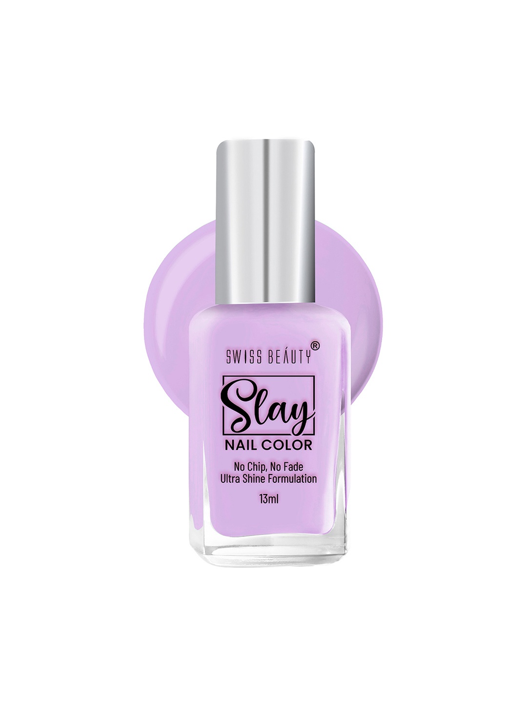 

SWISS BEAUTY Slay Ultra Shine Formulation Nail Colour 13ml - Orchid 63, Lavender