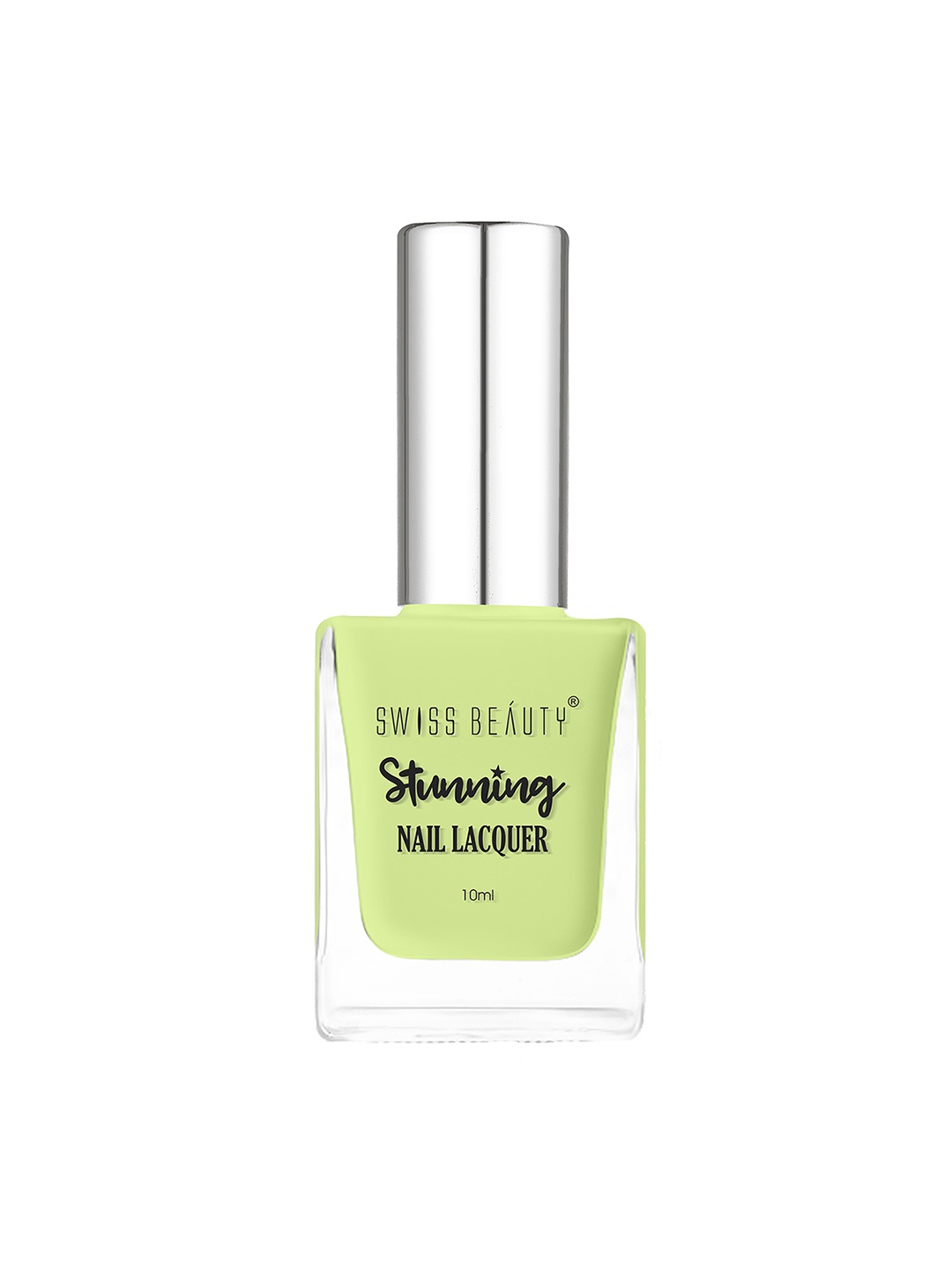 

SWISS BEAUTY Intense Pigmentation Long Stay Stunning Nail Polish 10ml - Mint Green 93