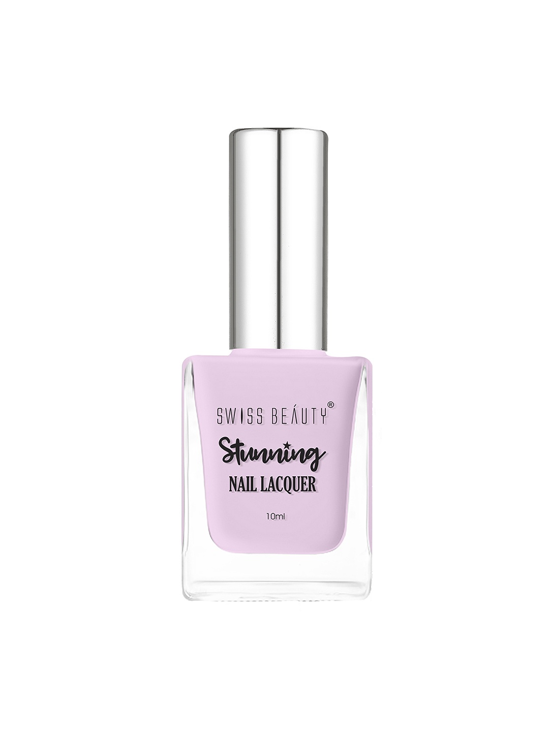 

SWISS BEAUTY Intense Pigmentation Long Stay Stunning Nail Polish 10ml - Little Lilac 92, Lavender