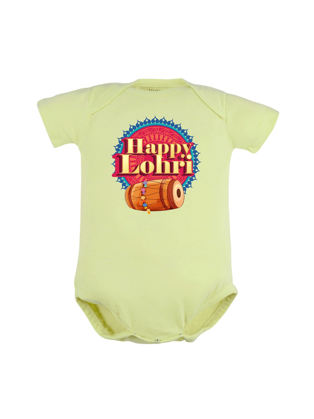 

FFLIRTYGO Infants Printed Pure Cotton Bodysuit, Green