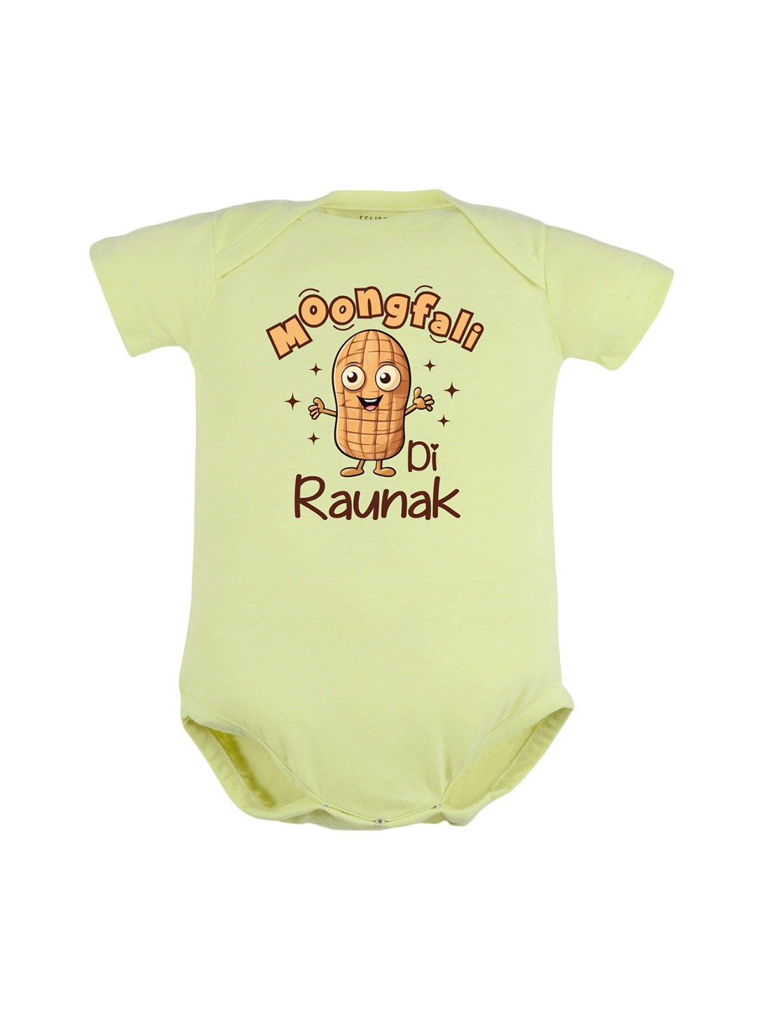 

FFLIRTYGO Infants Printed Pure Cotton Bodysuit, Green