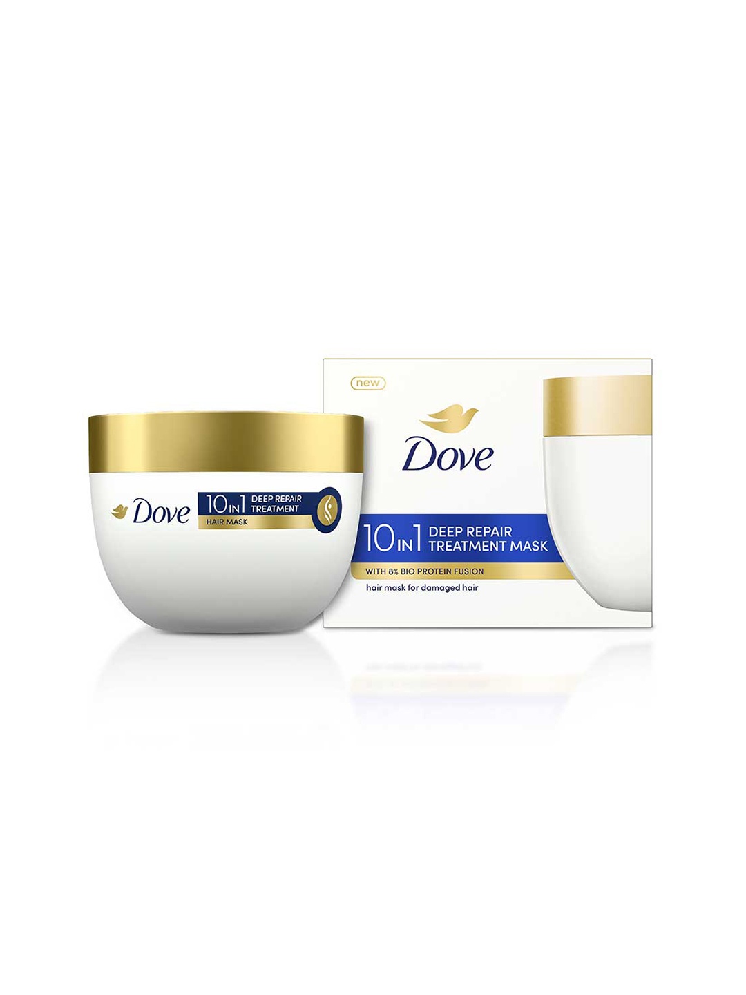 Dove 10 In 1 Deep Repair Treatment Hair Mask With 8% Bio Protein Fusion - 120 ml