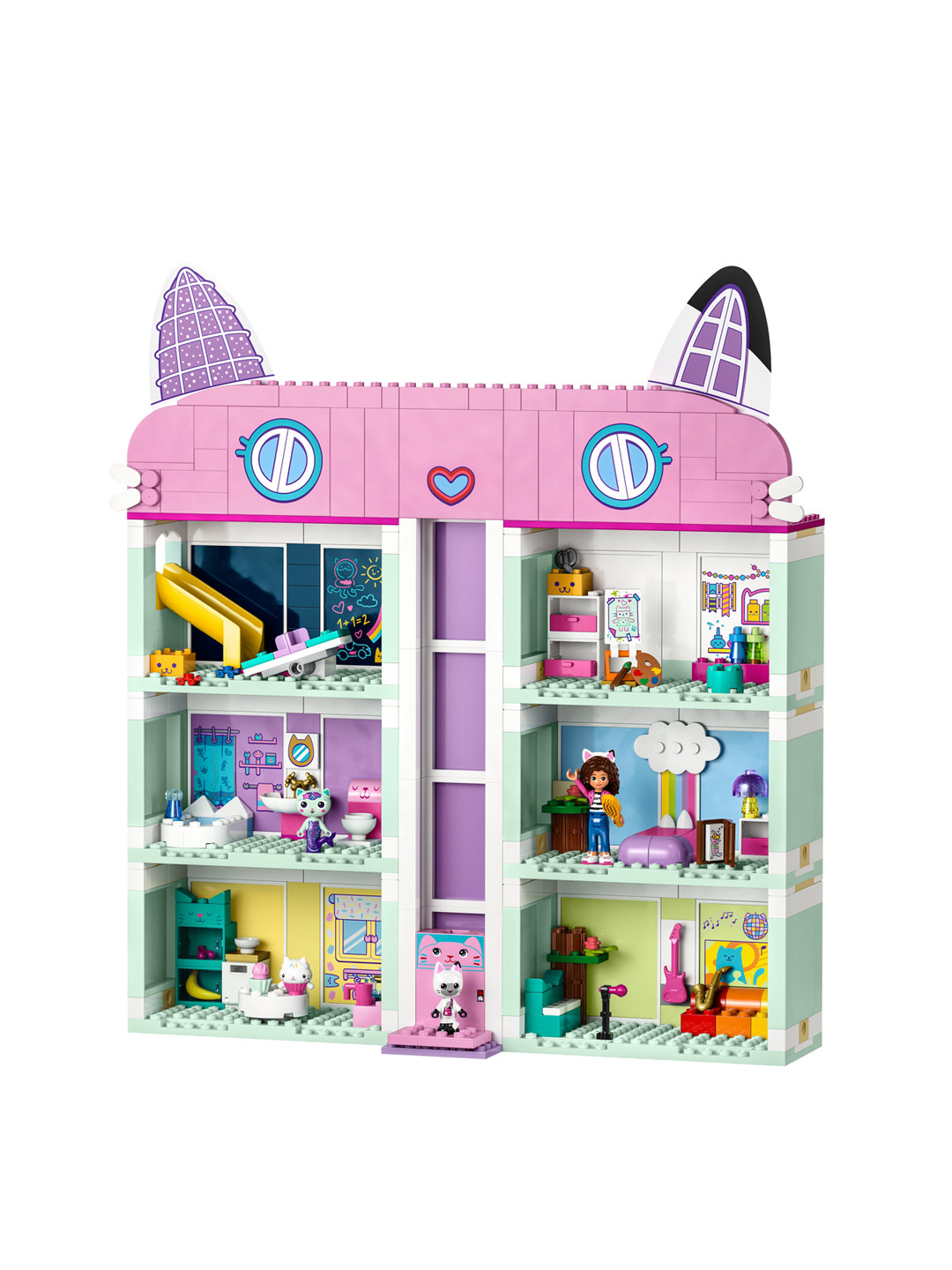 

LEGO Set Of 498 Gabbys Dollhouse Building Toy Set, White