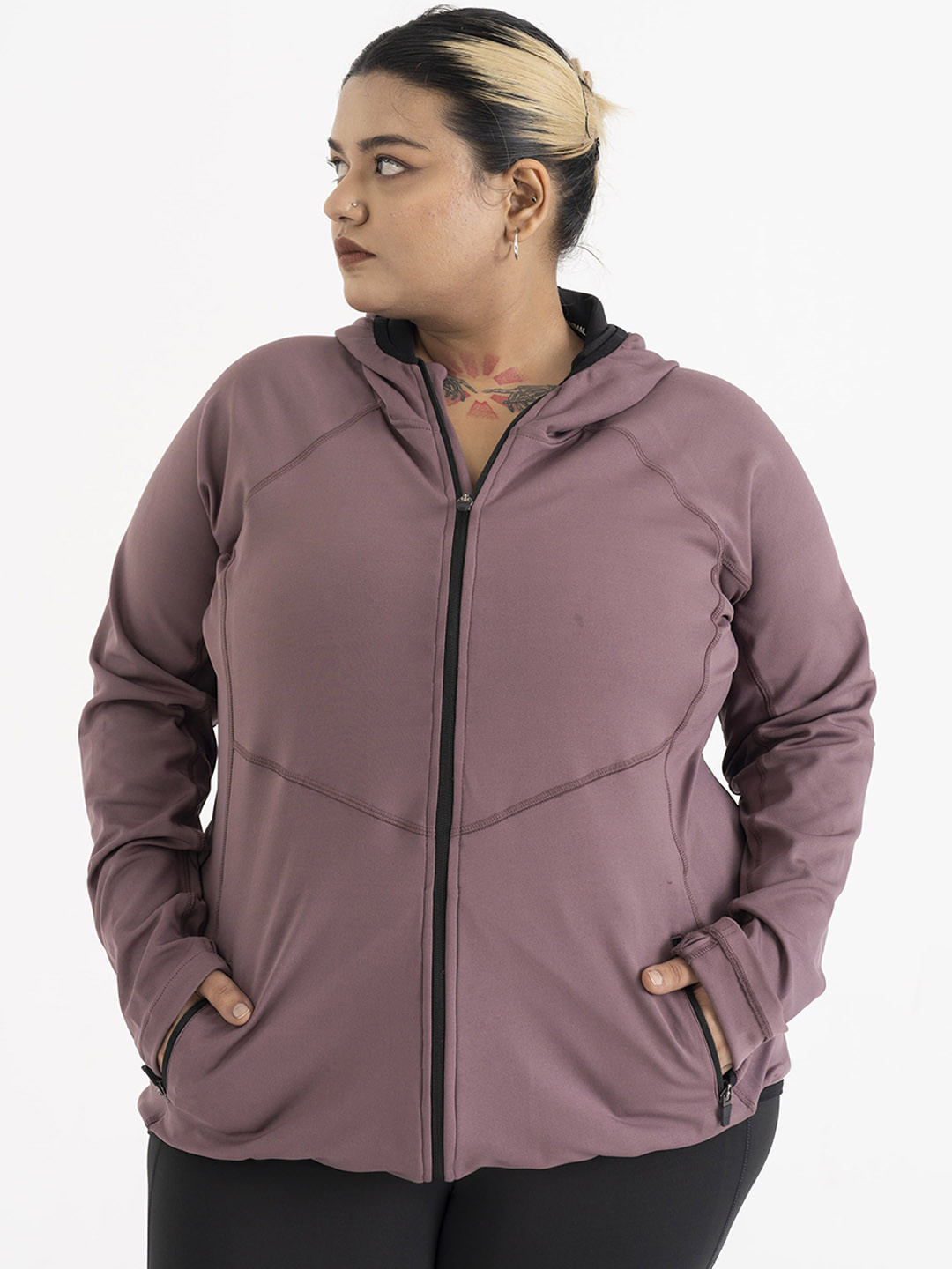 

SPIRIT ANIMAL Relaxed Fit Lightweight Outdoor Hooded Sporty Jacket, Brown