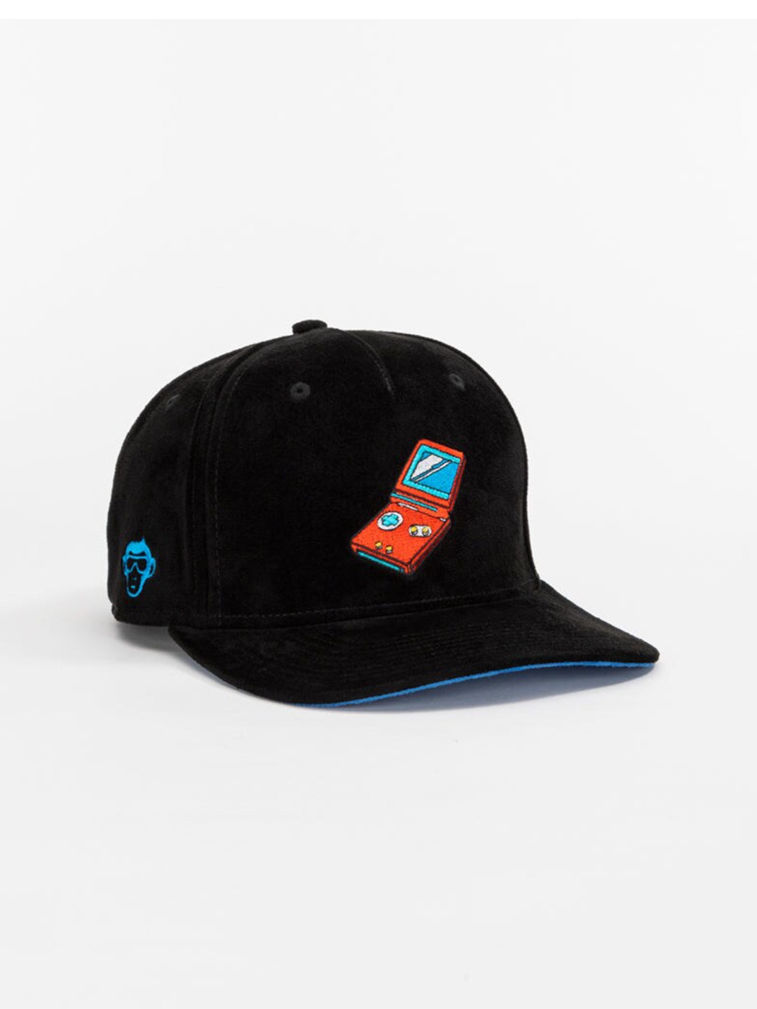 

Urban Monkey Unisex Embroidered Cotton Baseball Cap, Black