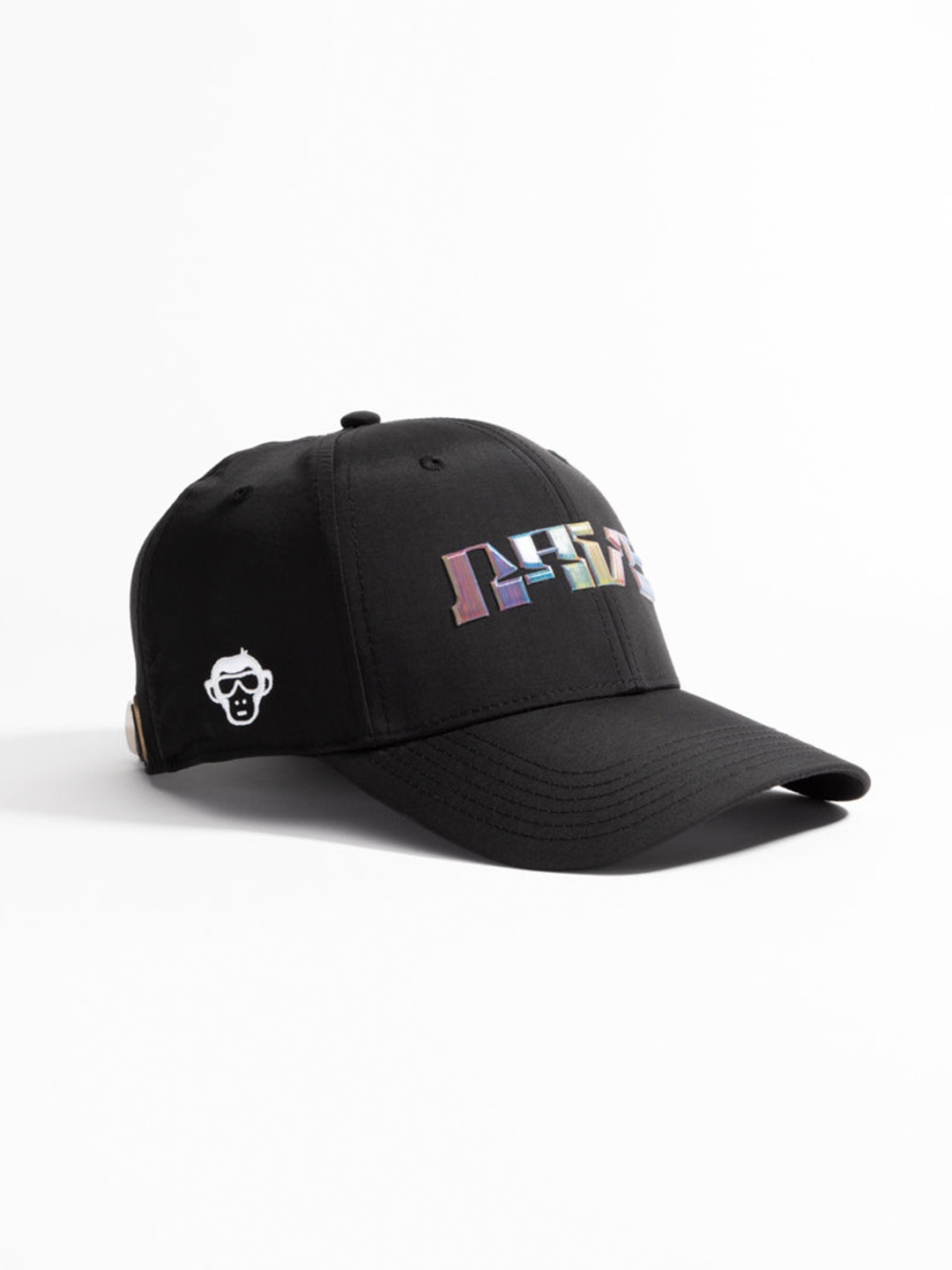 

Urban Monkey Unisex Embroidered Cotton Baseball Cap, Black
