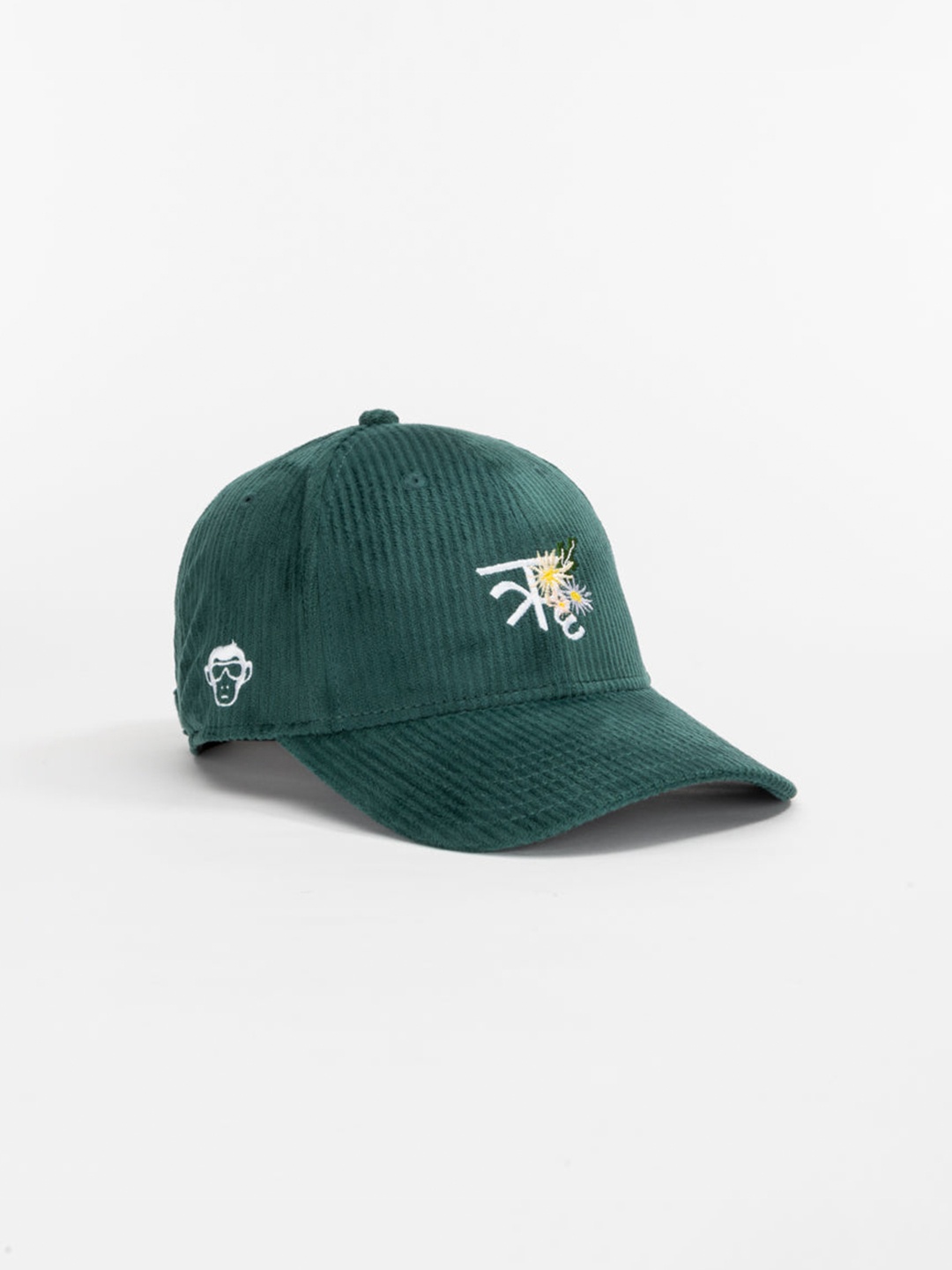 

Urban Monkey Unisex Embroidered Cotton Baseball Cap, Green