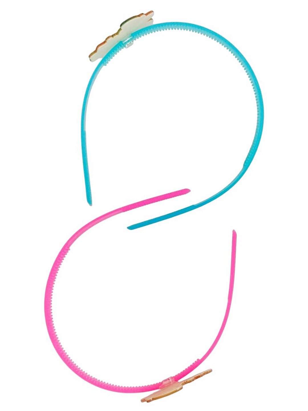 

FEMMIBELLA Girls Set of 2 Hairband, Blue