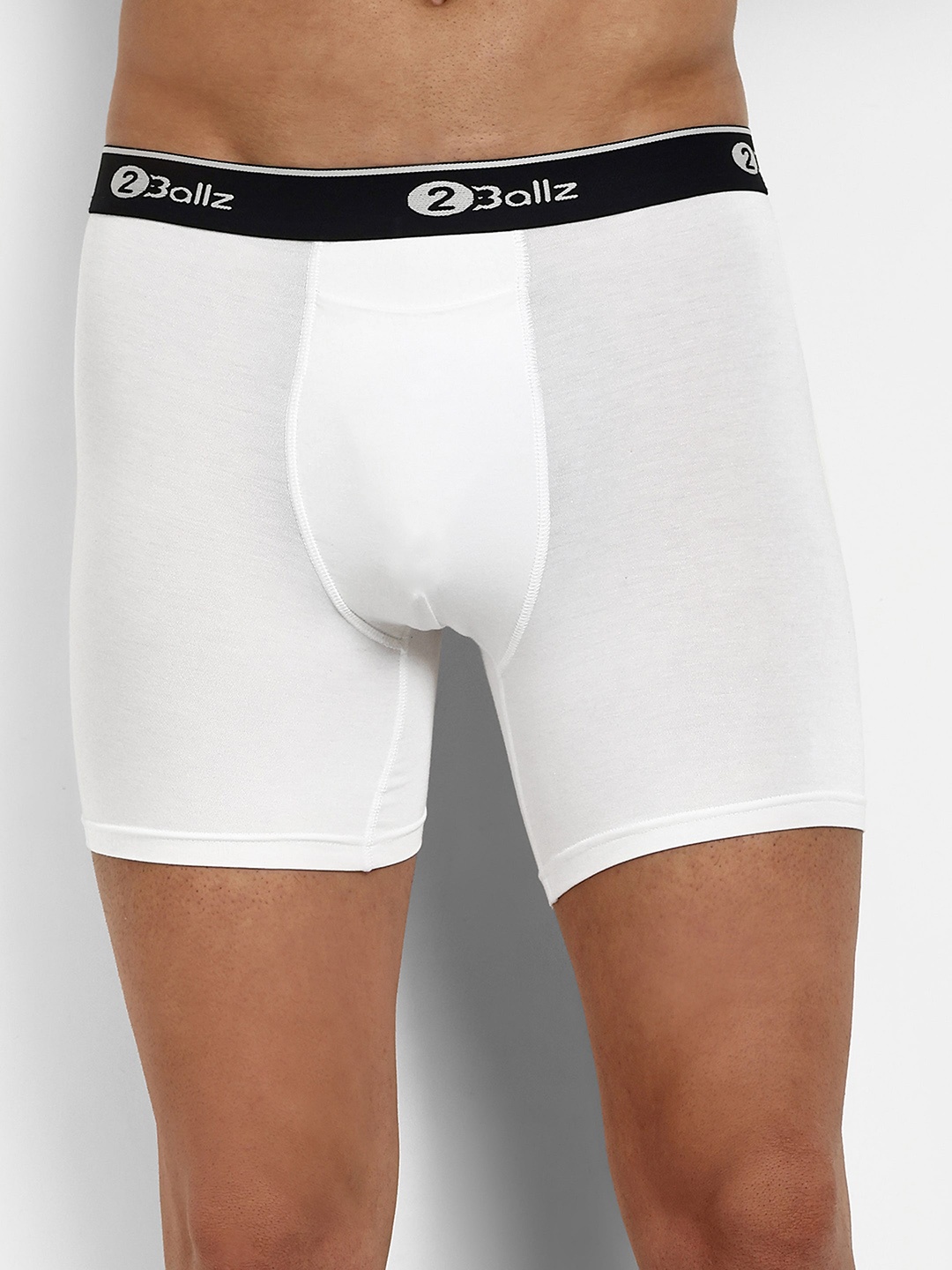 

2BALLZ Snug-Fit Boxerbrief W-1-2BT, White