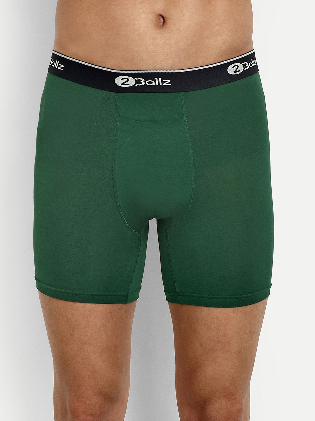 

2BALLZ Snug Fit Pouch & Horizontal Fly Advance Trunk BG-1-2BT, Green