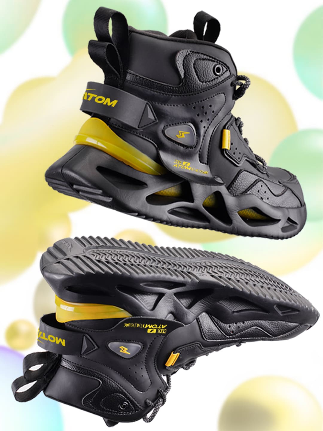 

Atom Men Chroma Kick Mid-Top Sneakers, Black