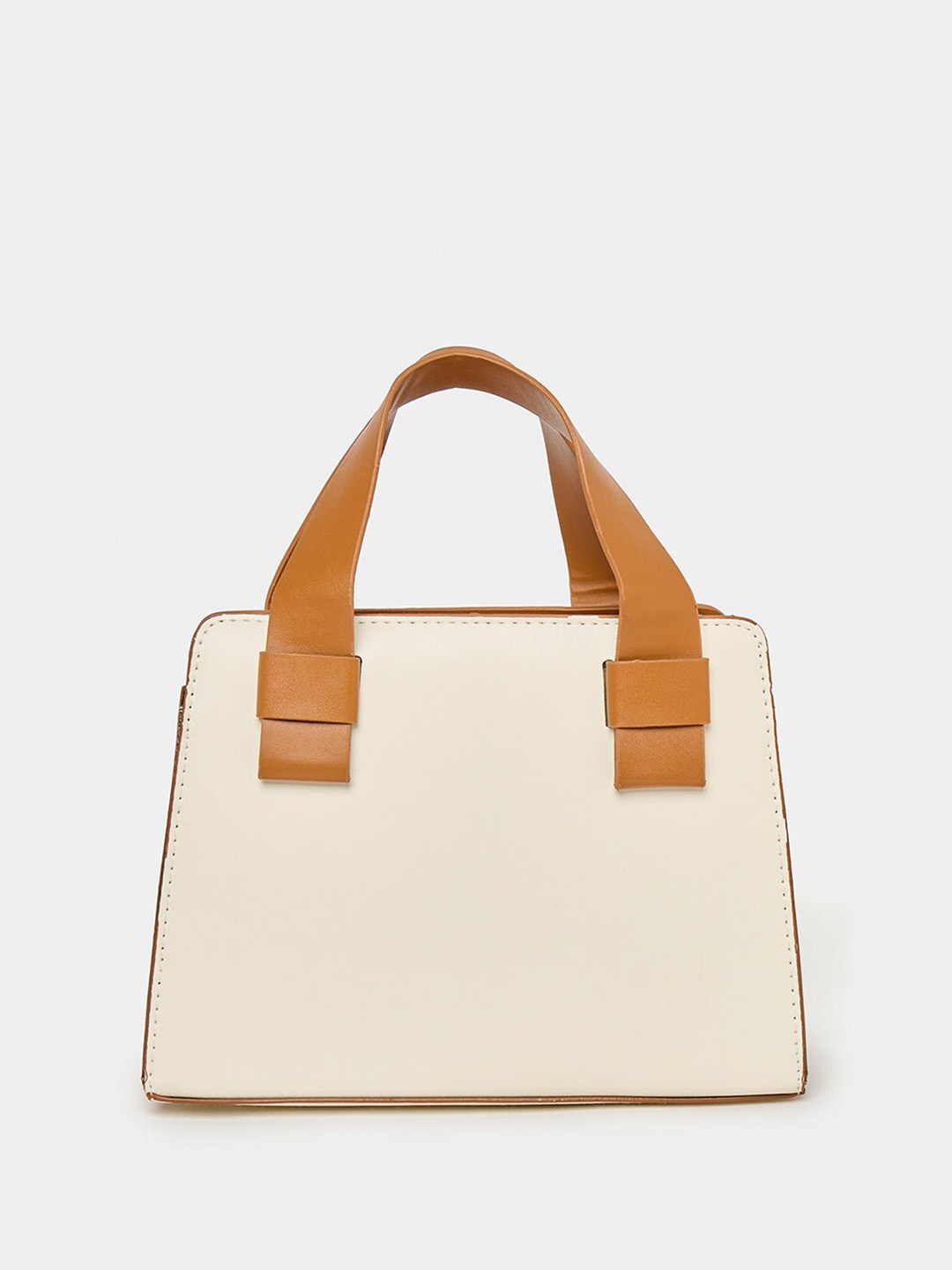 

Styli Zip Detail PU Hobo Bag, Beige