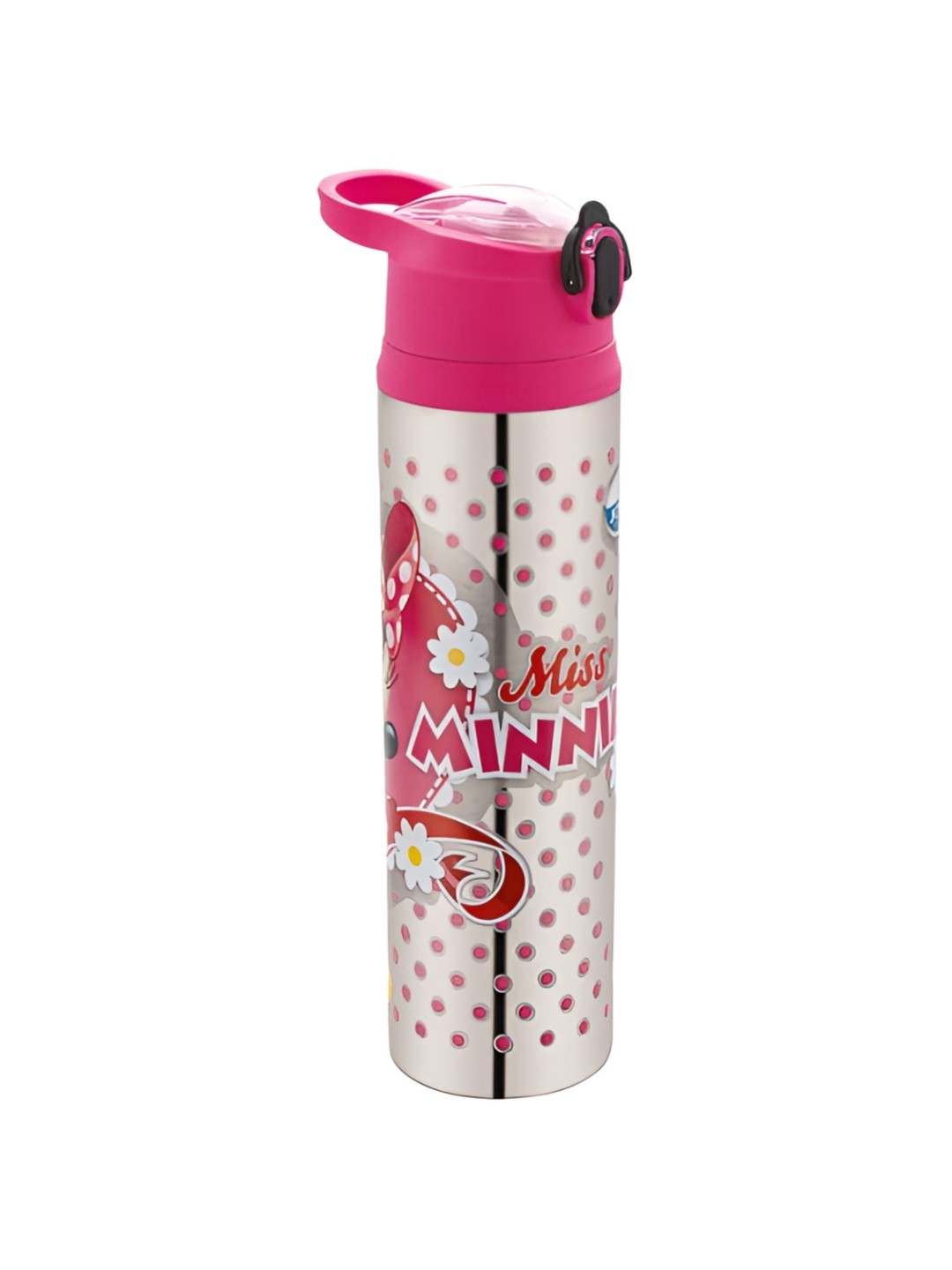 

JOYO Assorted & Silver Toned Printed Stainless Steel 800 ml
