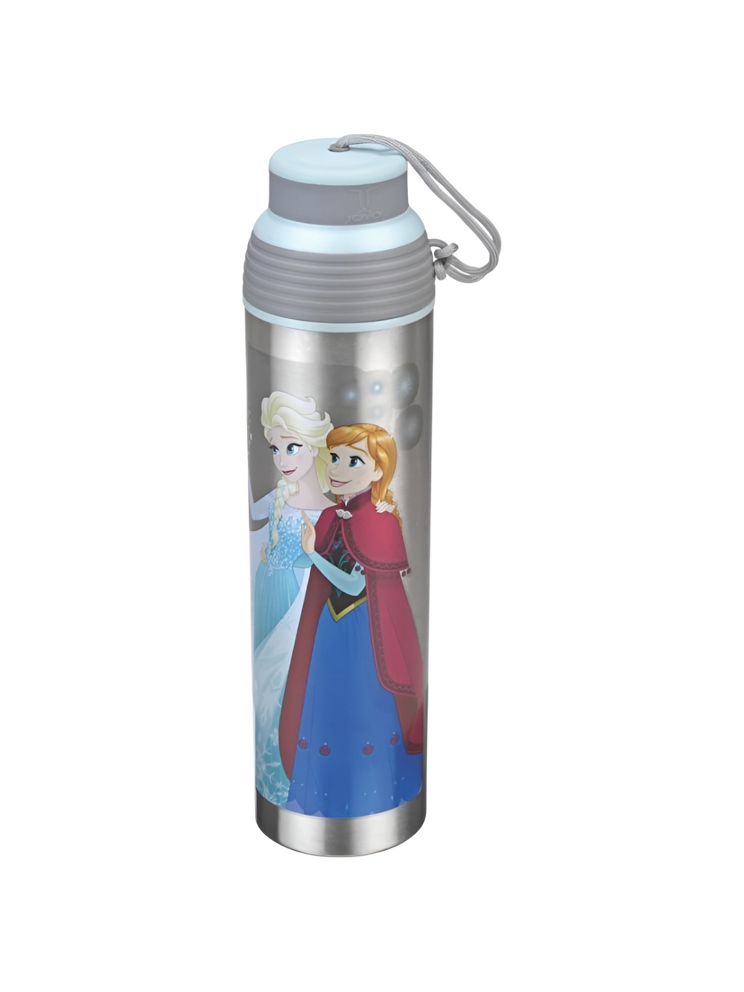 

JOYO Blue & Grey Cartoon Printed Stainless Steel Dishwasher Safe Water Bottle 800 Ml