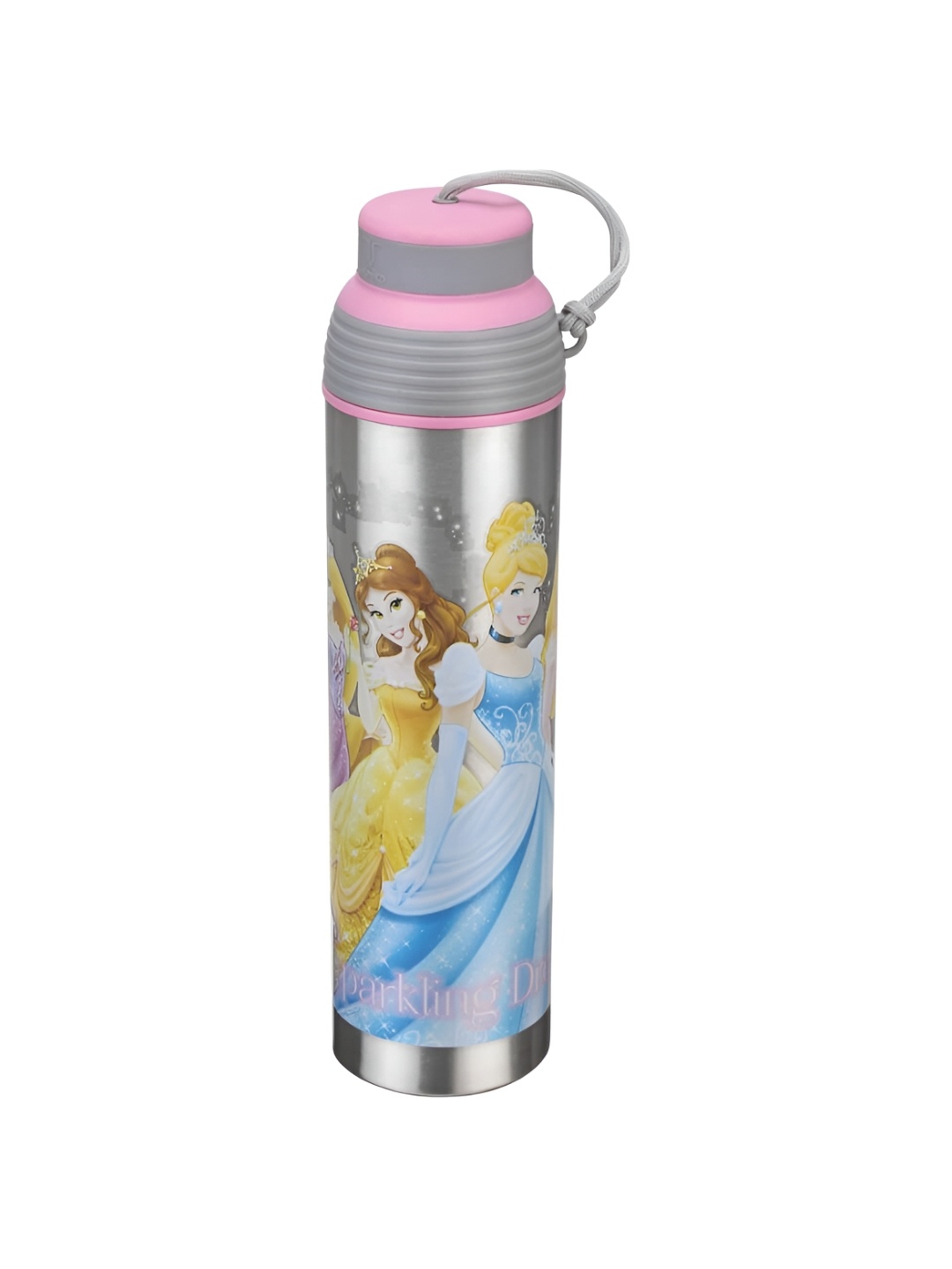 

JOYO Pink & Blue Cartoon Printed Stainless Steel Dishwasher Safe Water Bottle 800 Ml