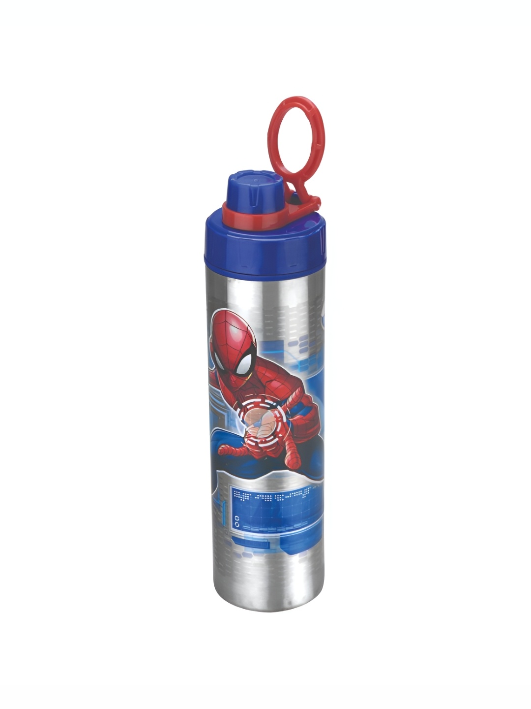 

JOYO SS Disney Blue Spiderman Printed Stainless Steel Dishwasher Safe Water Bottle 800 Ml