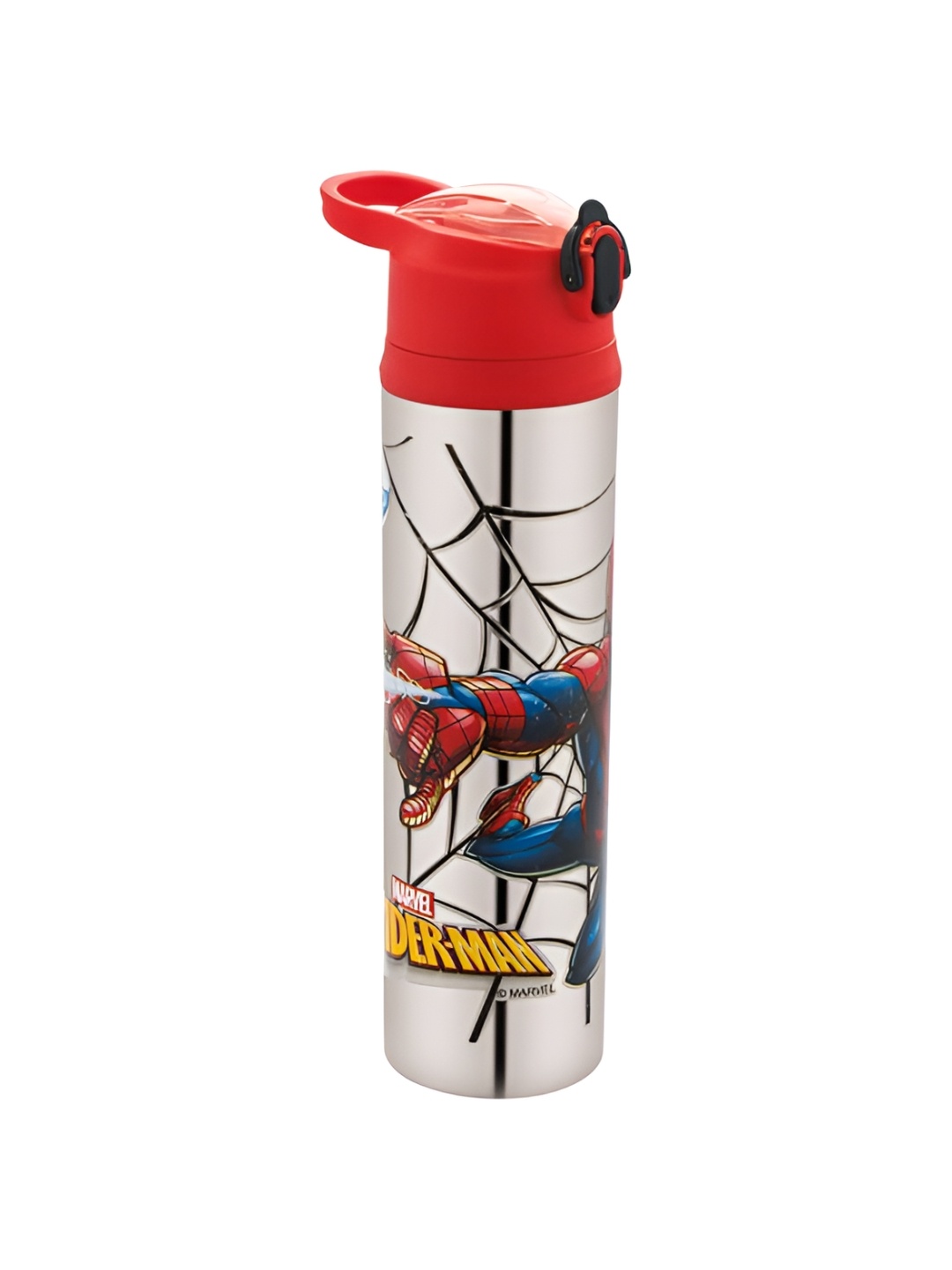 

JOYO Red & Blue Printed Stainless Steel Dishwasher Safe Water Bottle 800 ml
