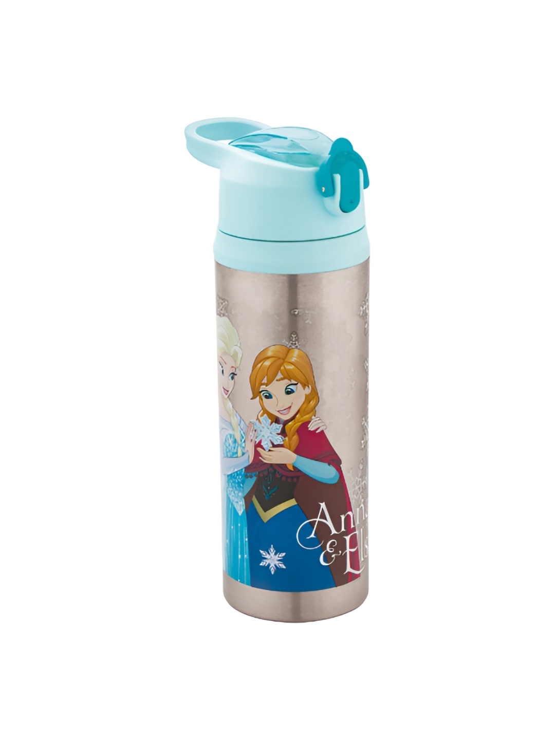 

JOYO SS Splash Blue Frozen Printed Stainless Steel Dishwasher Safe Water Bottle 600 Ml