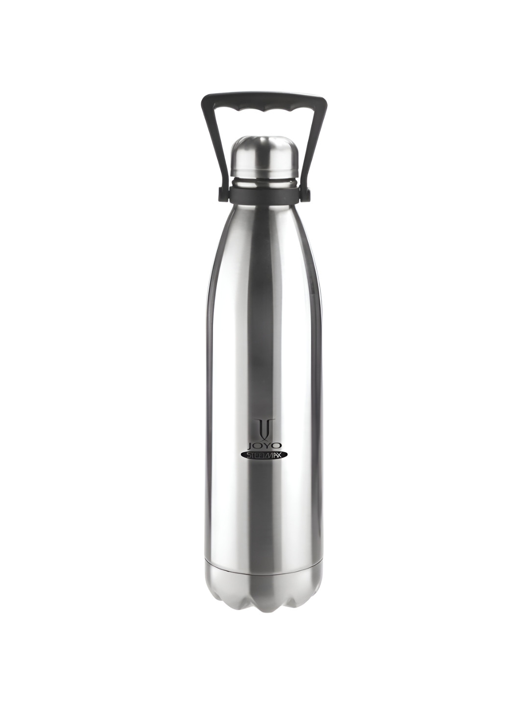 

JOYO Silver-Toned Stainless Steel Dishwasher Safe Water Bottle 1.8 Ltr