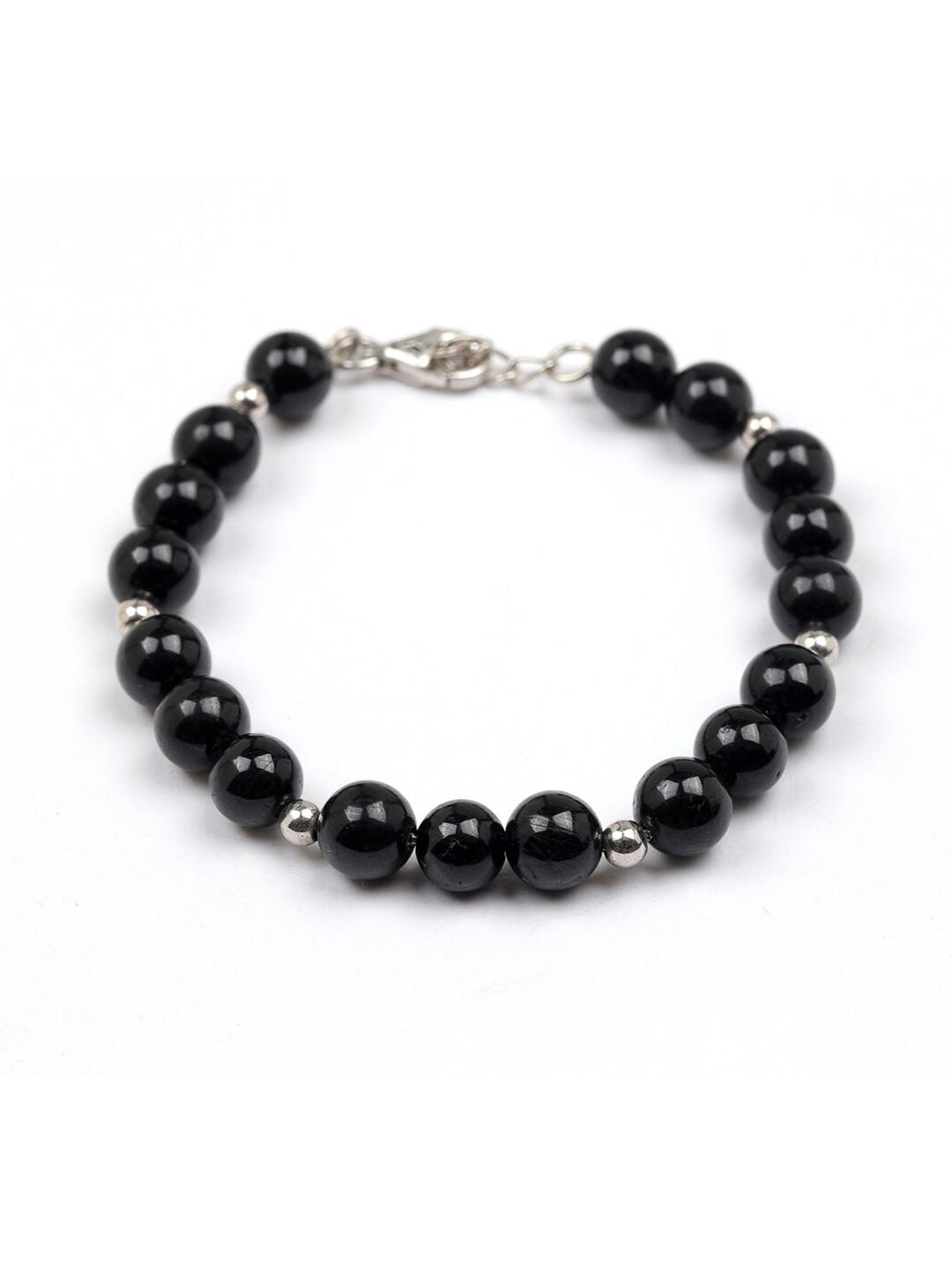 

Stone Story By Shruti Unisex Silver Plated Sterling Silver Charm Bracelet