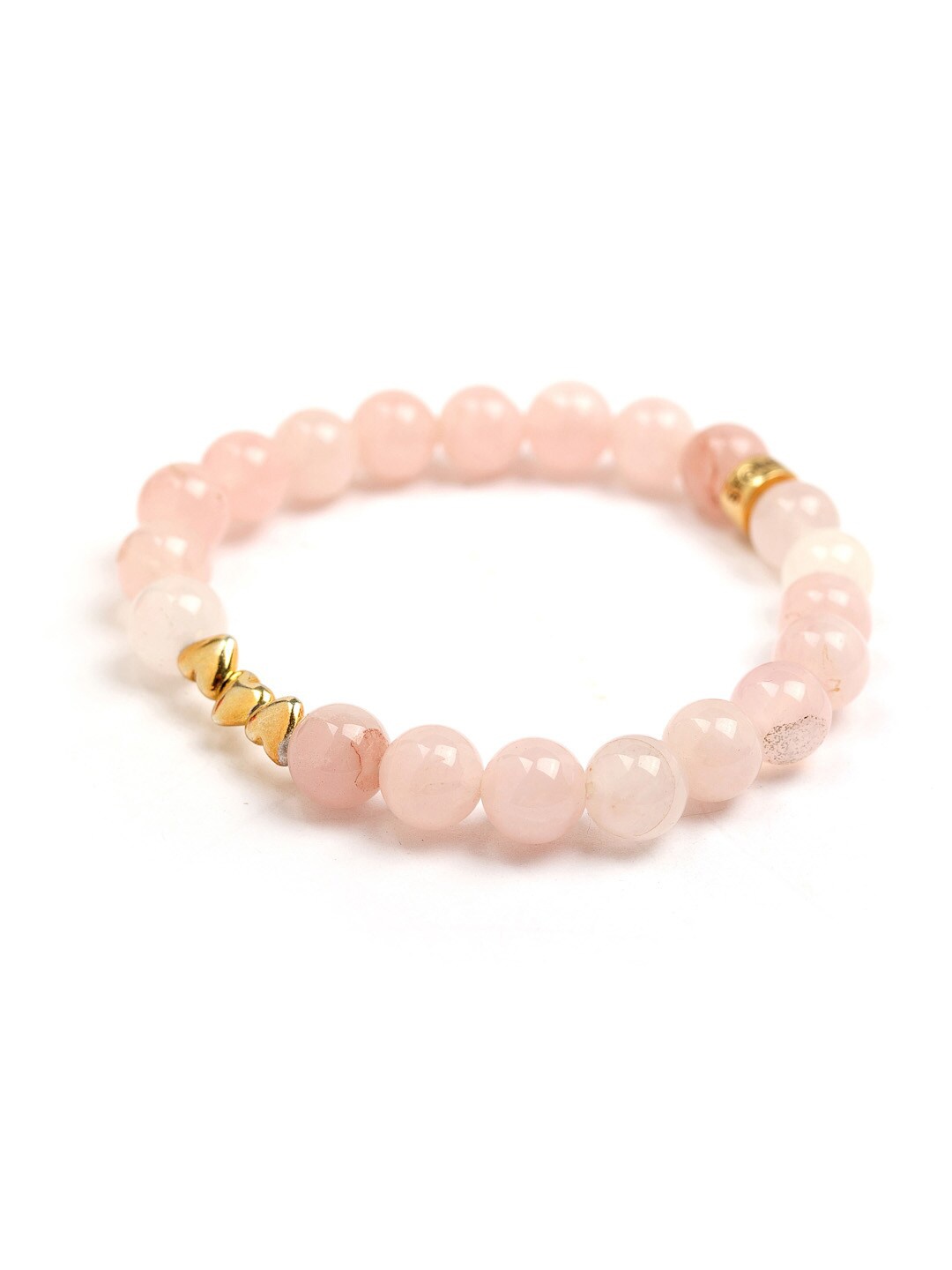 

Stone Story By Shruti Women Sterling Silver Gold-Plated Elasticated Bracelet