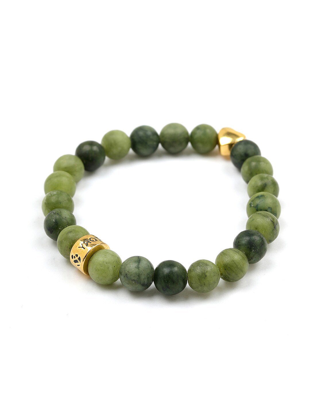 

Stone Story By Shruti Girls Sterling Silver Gold-Plated Elasticated Bracelet