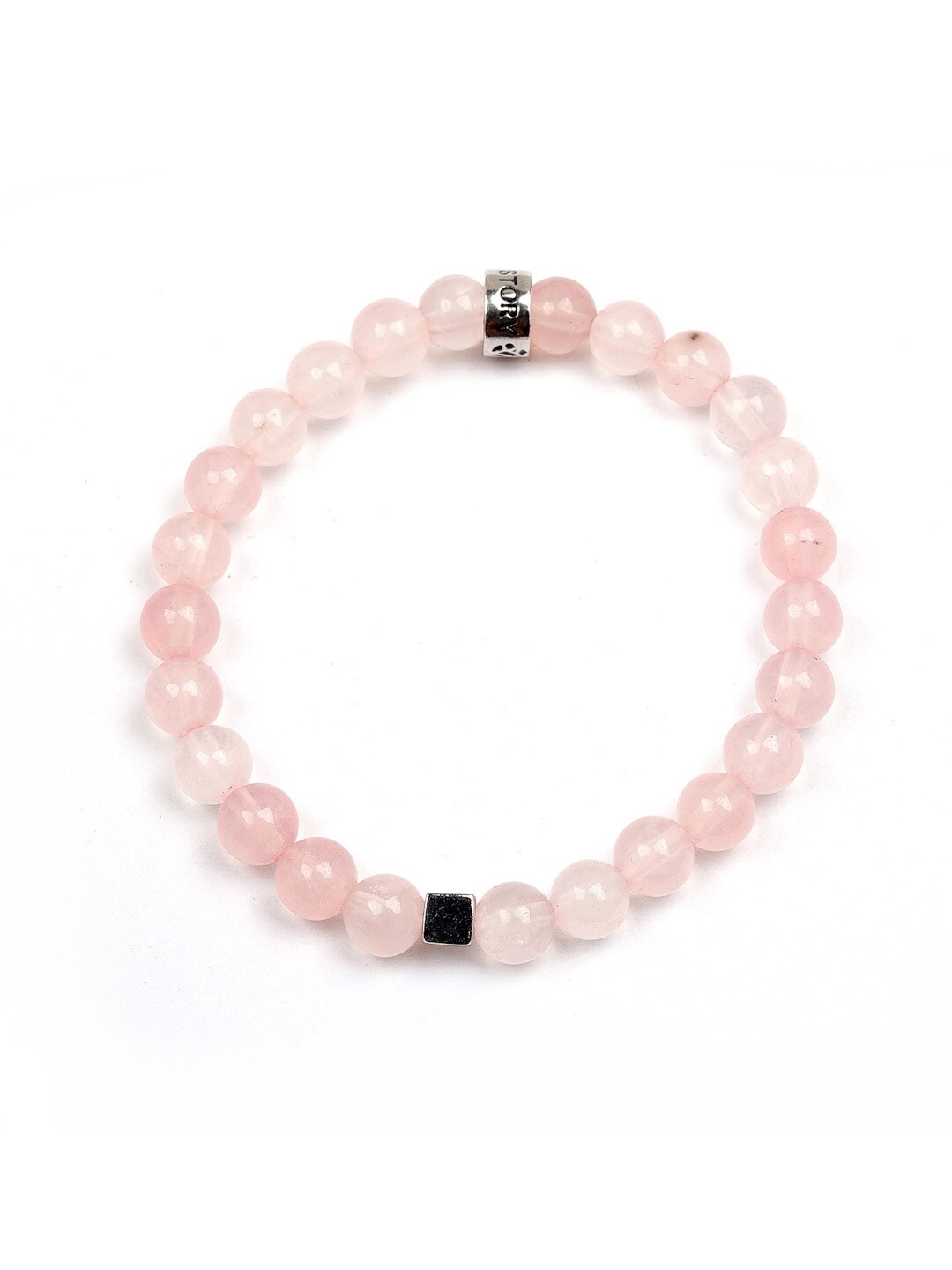 

Stone Story By Shruti Boys Sterling Silver Gold-Plated Charm Bracelet, Pink