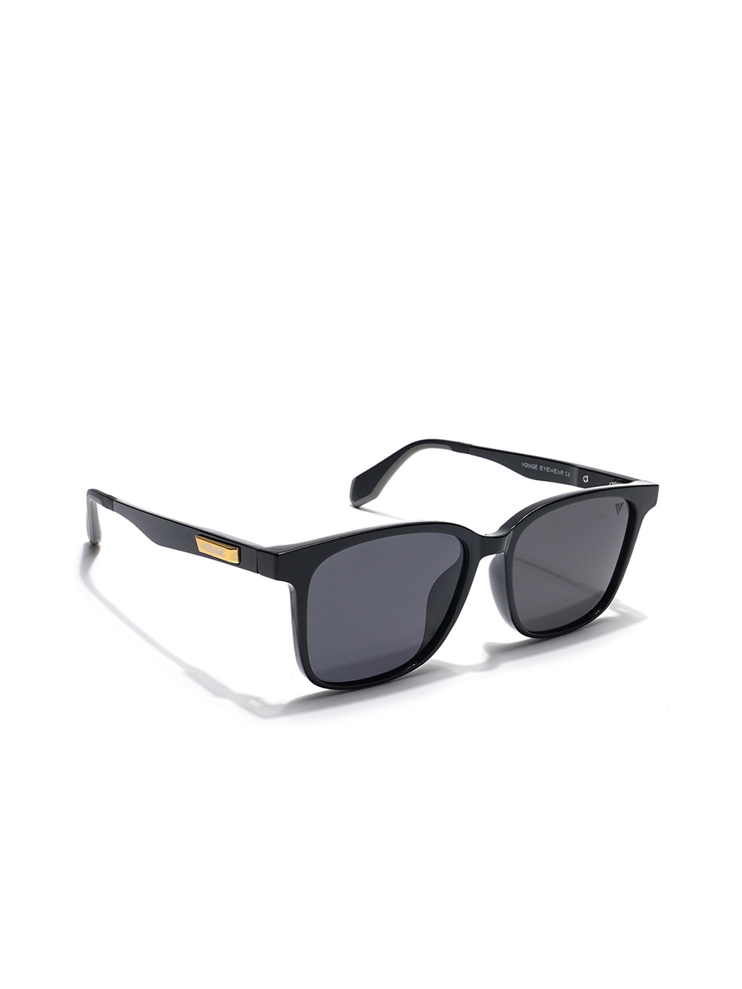 

Voyage Unisex Wayfarer Sunglasses with Polarised and UV Protected Lens 893PMG4459Z, Black