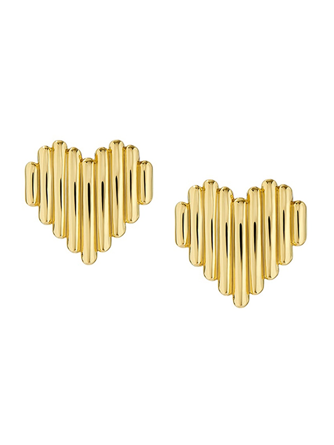 

Ted Baker Heart Shaped Studs Earrings, Gold