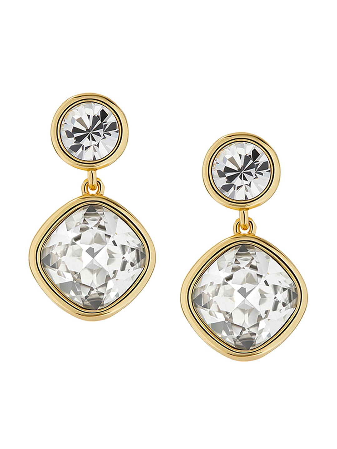 

Ted Baker Crystals Studded Contemporary Drop Earrings, Grey