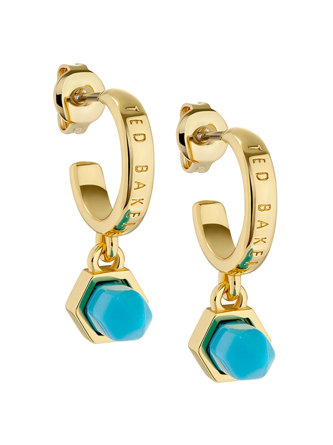 

Ted Baker Studded Contemporary Drop Earrings, Gold