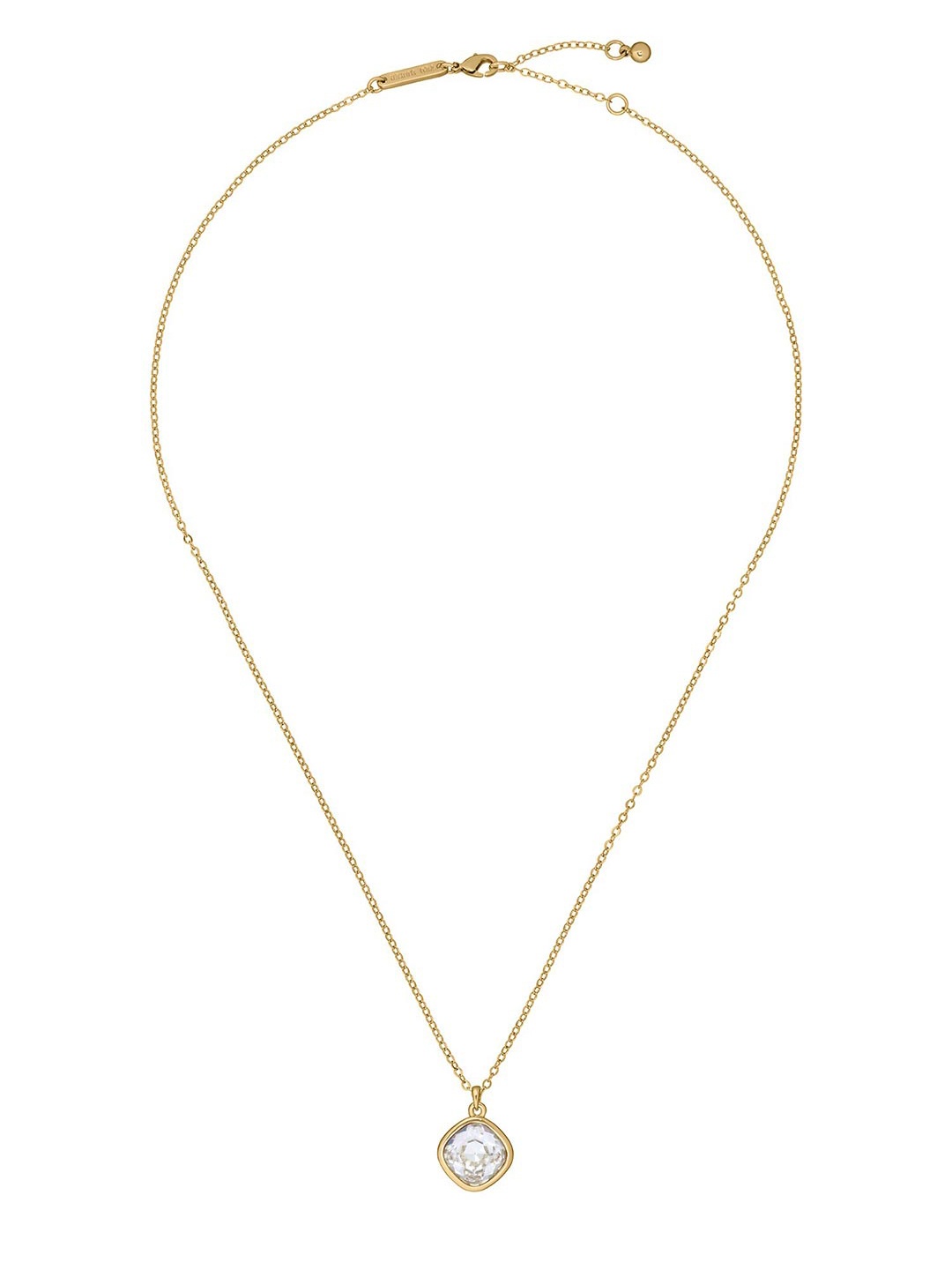 

Ted Baker Crystal Studded Rock Pendant With Chain, Gold