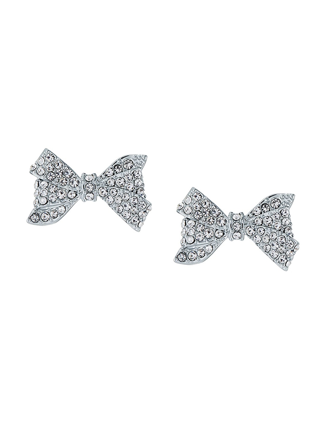 

Ted Baker Brass Bow Crystals Stud Earrings, Grey