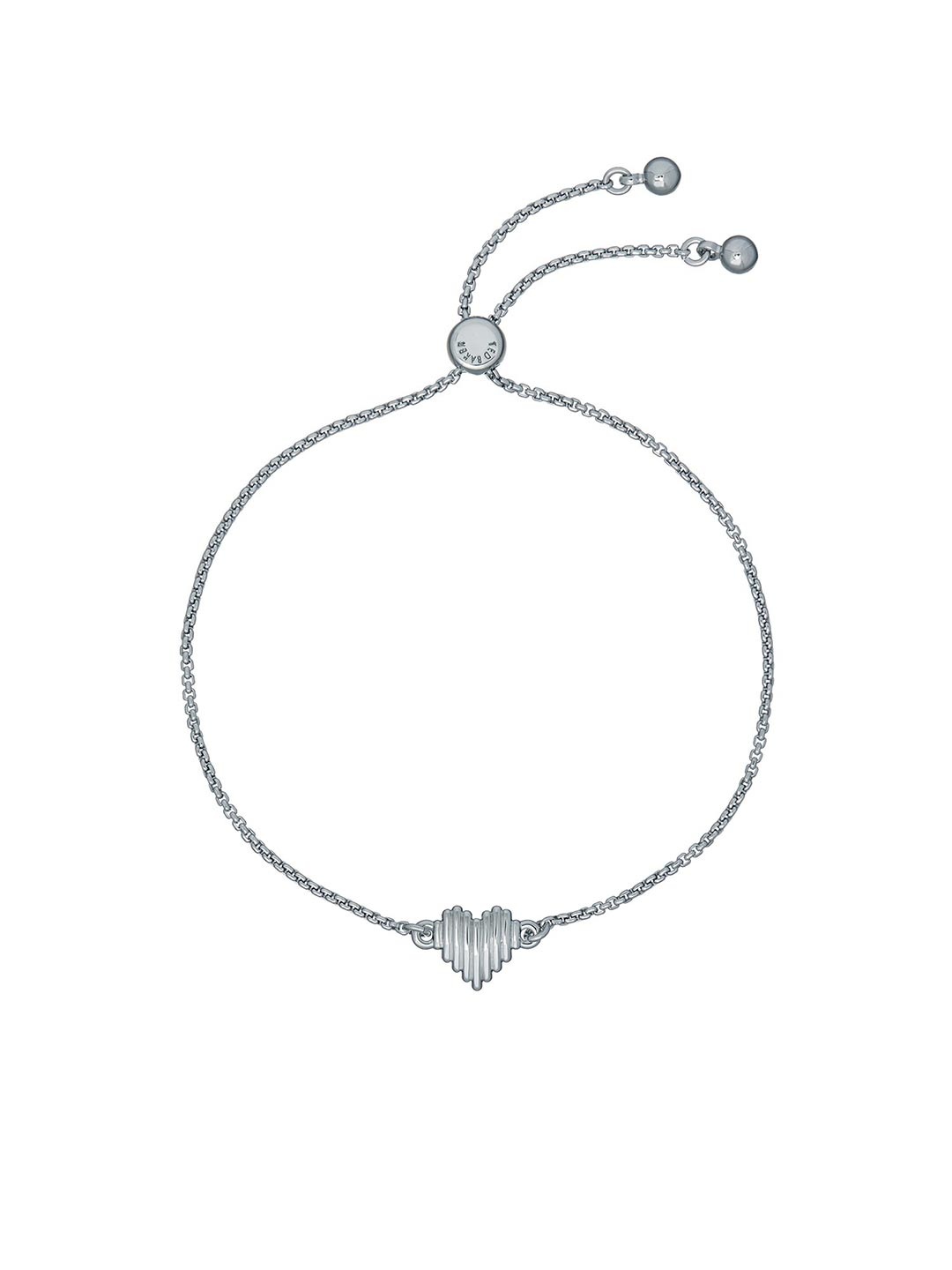 

Ted Baker Linear Heart Bracelet, Silver