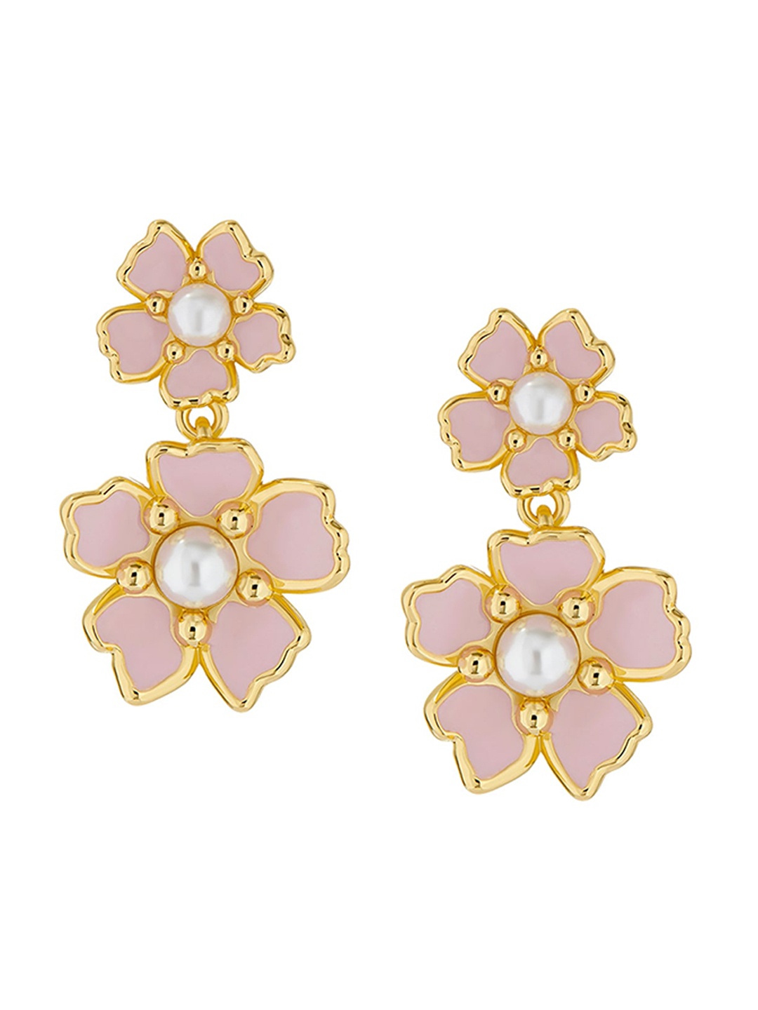 

Ted Baker Contemporary Pearls Drop Earrings, Gold