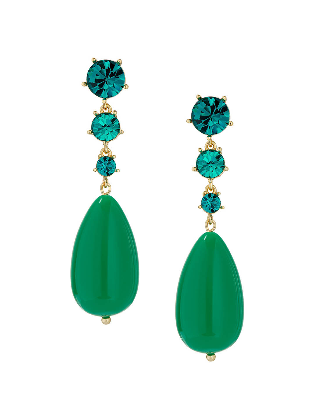 

Ted Baker Contemporary Crystals Drop Earrings, Green
