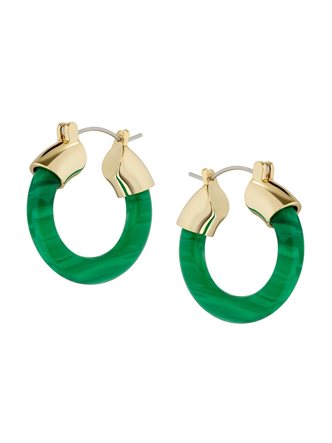 

Ted Baker Green Marbled Hoop Earrings