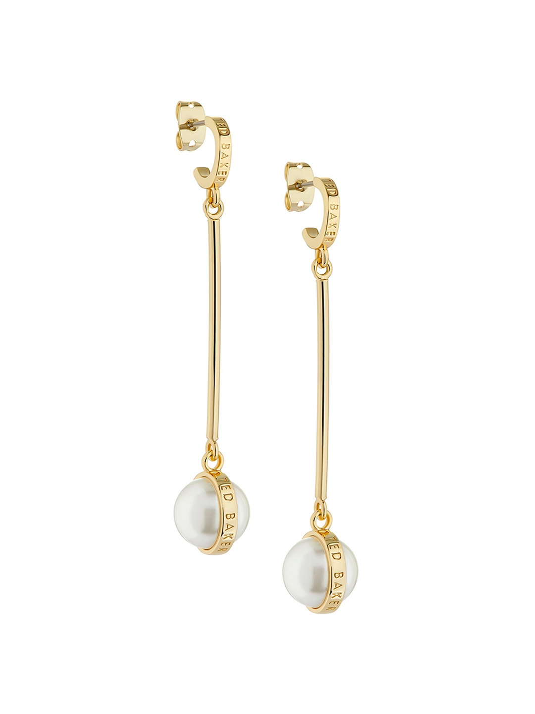

Ted Baker Artificial Beads-Beaded Drop Earrings, Gold