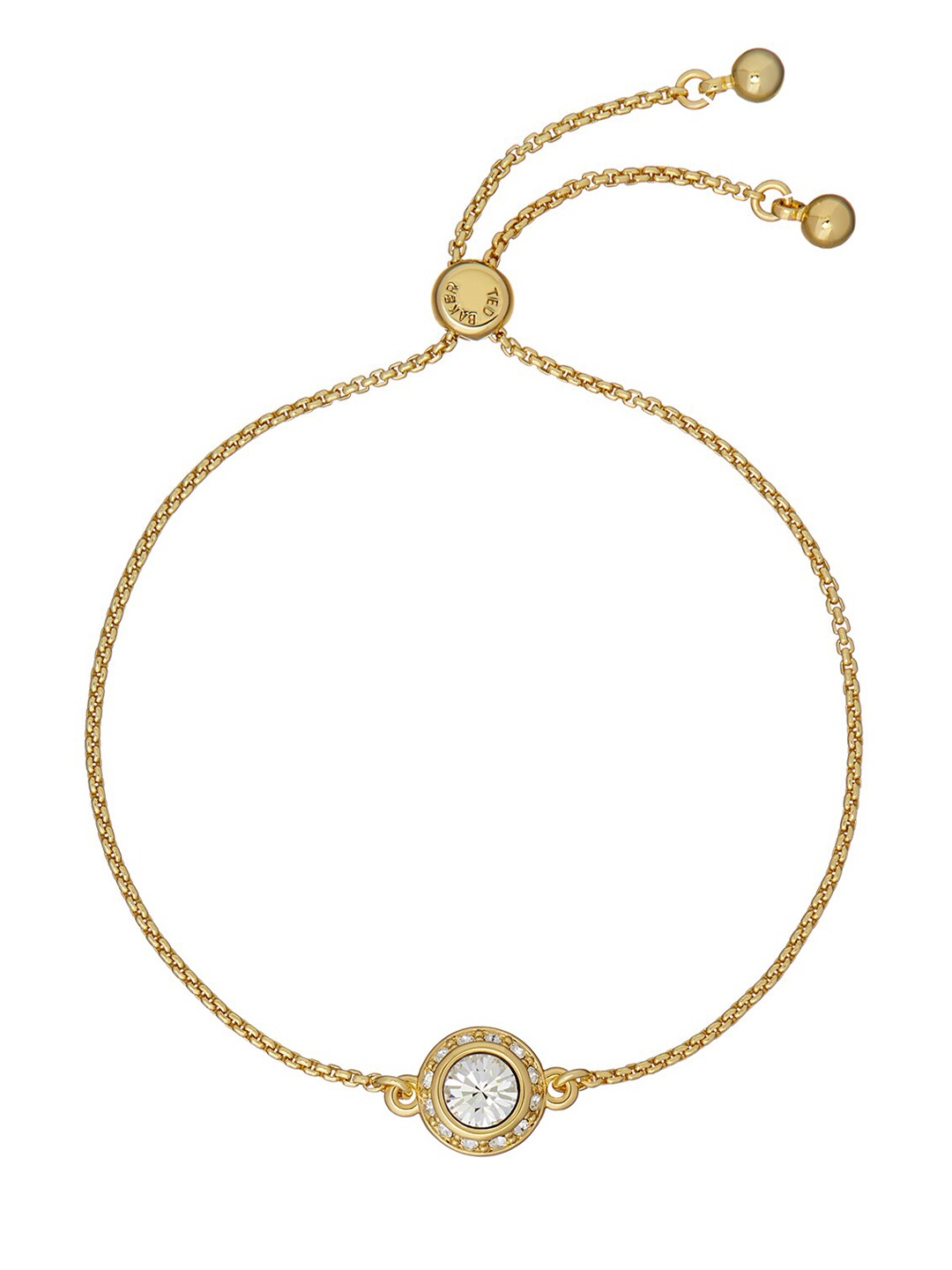 

Ted Baker Crystals Stone Studded Wraparound Bracelet, Gold