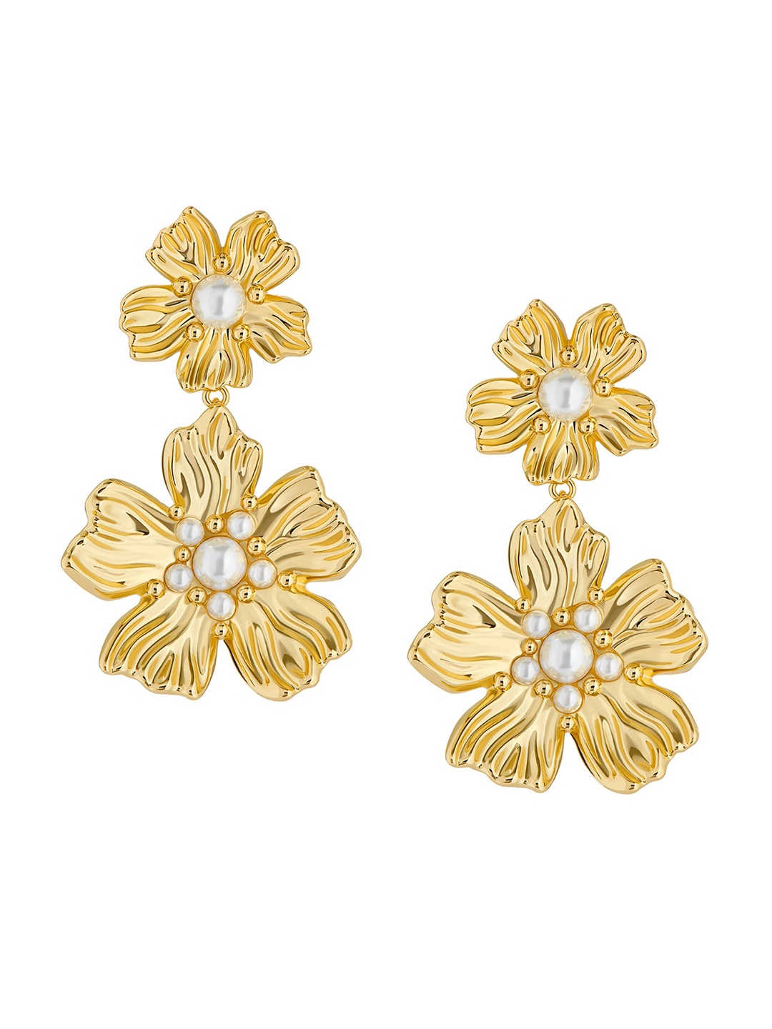 

Ted Baker Pearls Beaded Floral Drop Earrings, White