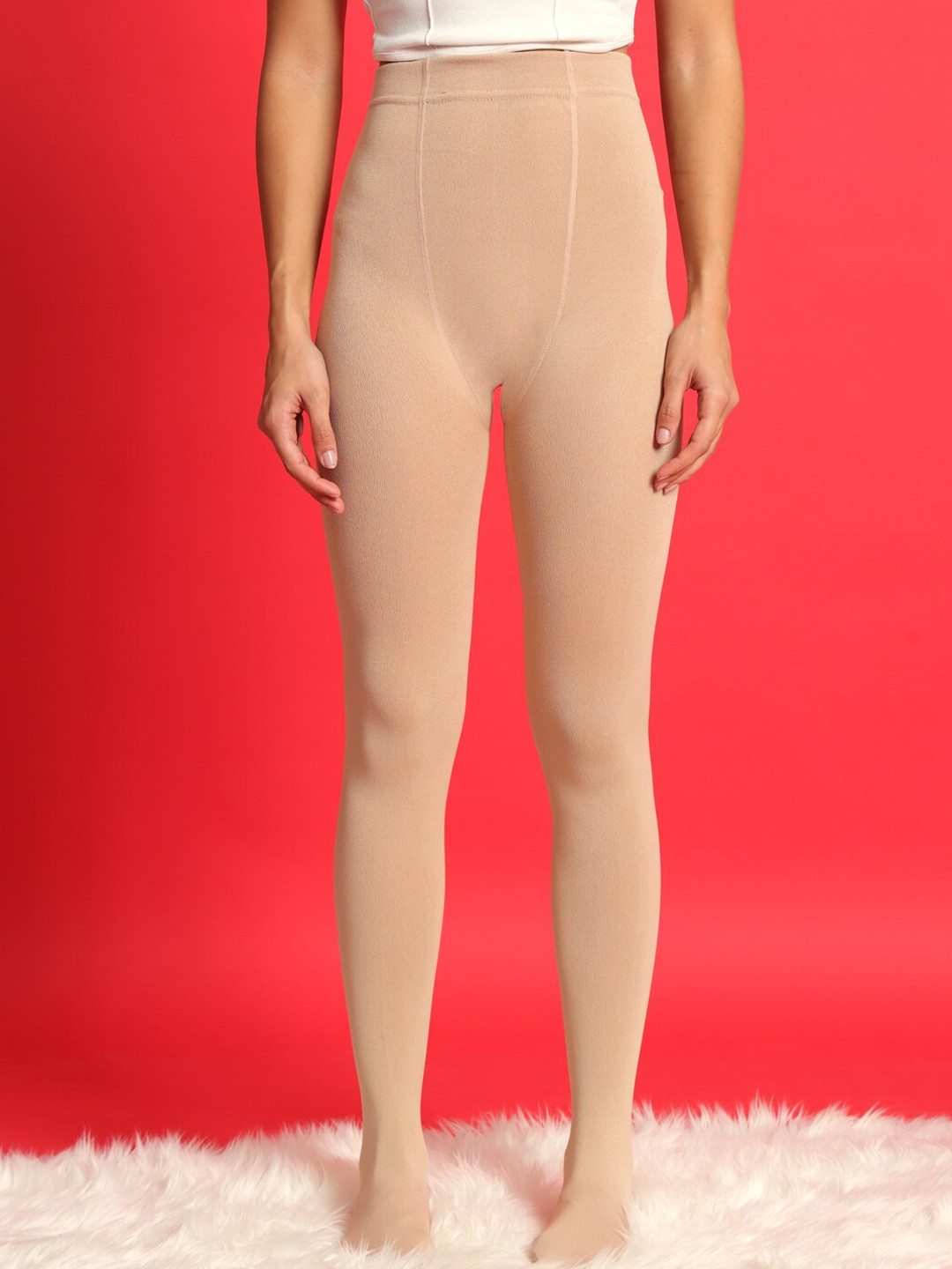 

BAESD High Waist Pantyhouse Stockings, Beige