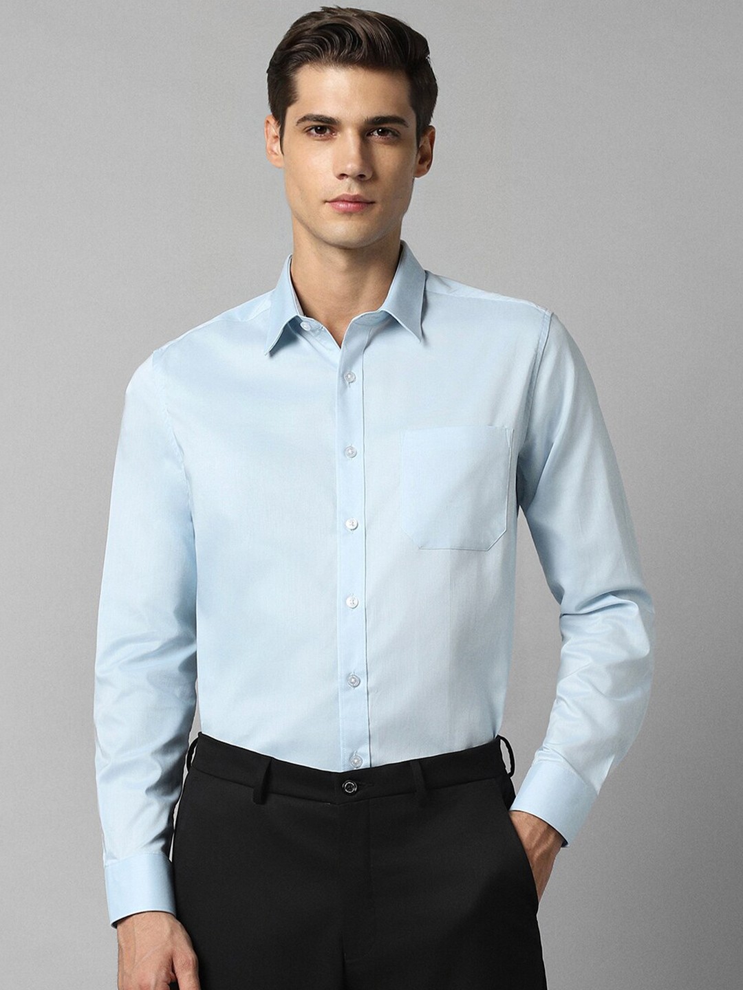 

Louis Philippe Slim Fit Formal Shirt, Blue