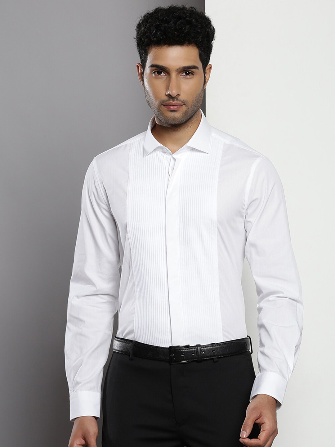 

Tommy Hilfiger India Slim Striped Formal Shirt, White