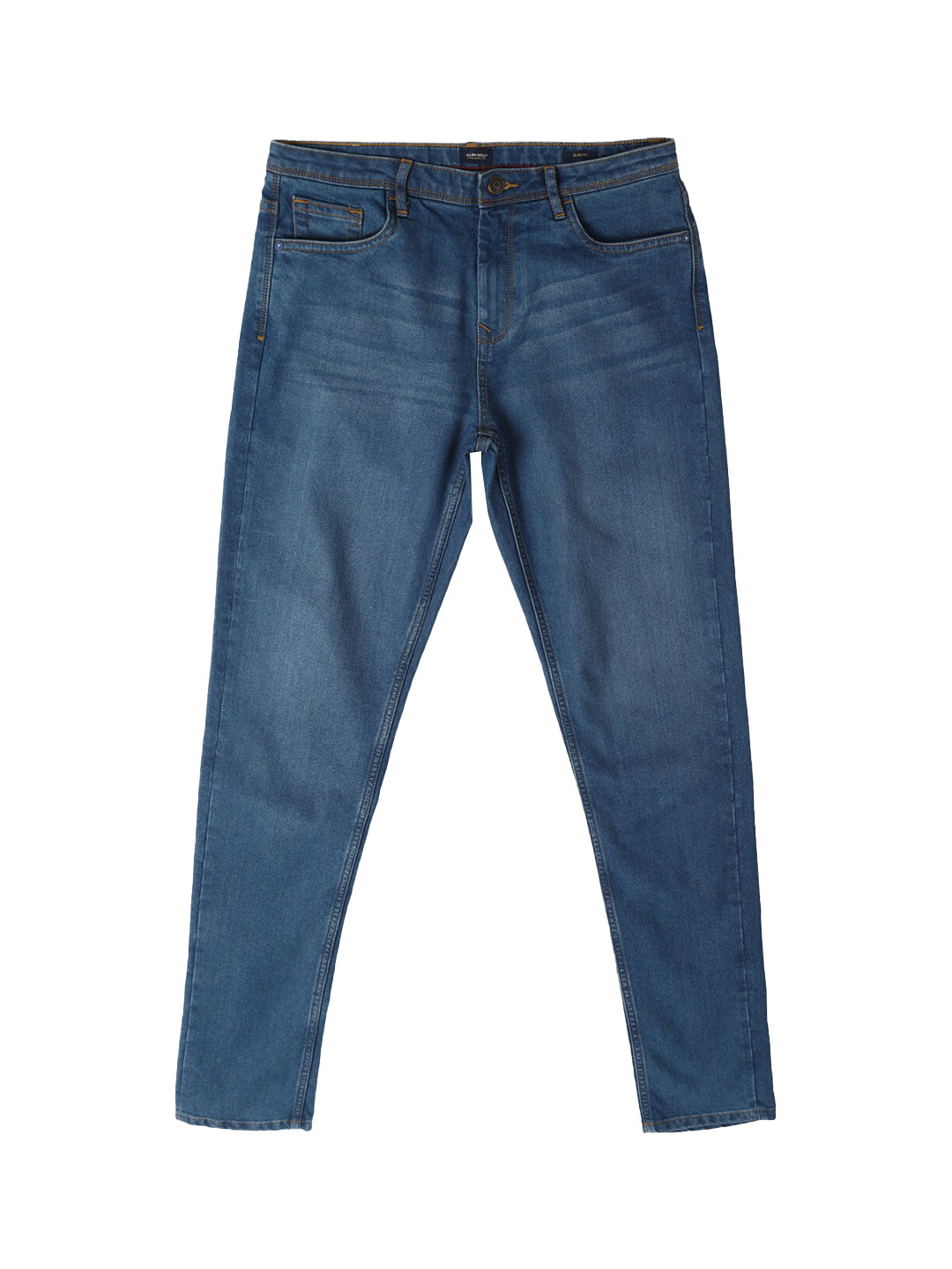 

Allen Solly Junior Boys Slim Fit Light Fade Clean Look Stretchable Jeans, Blue