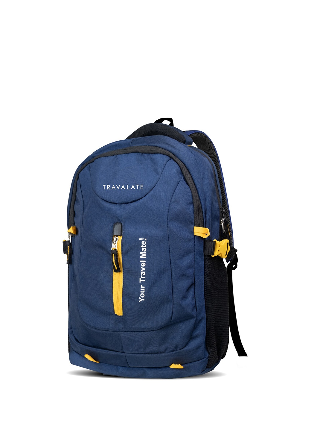 

TRAVALATE Unisex Typography Printed Backpack Up To 15 Inch Laptop, Blue