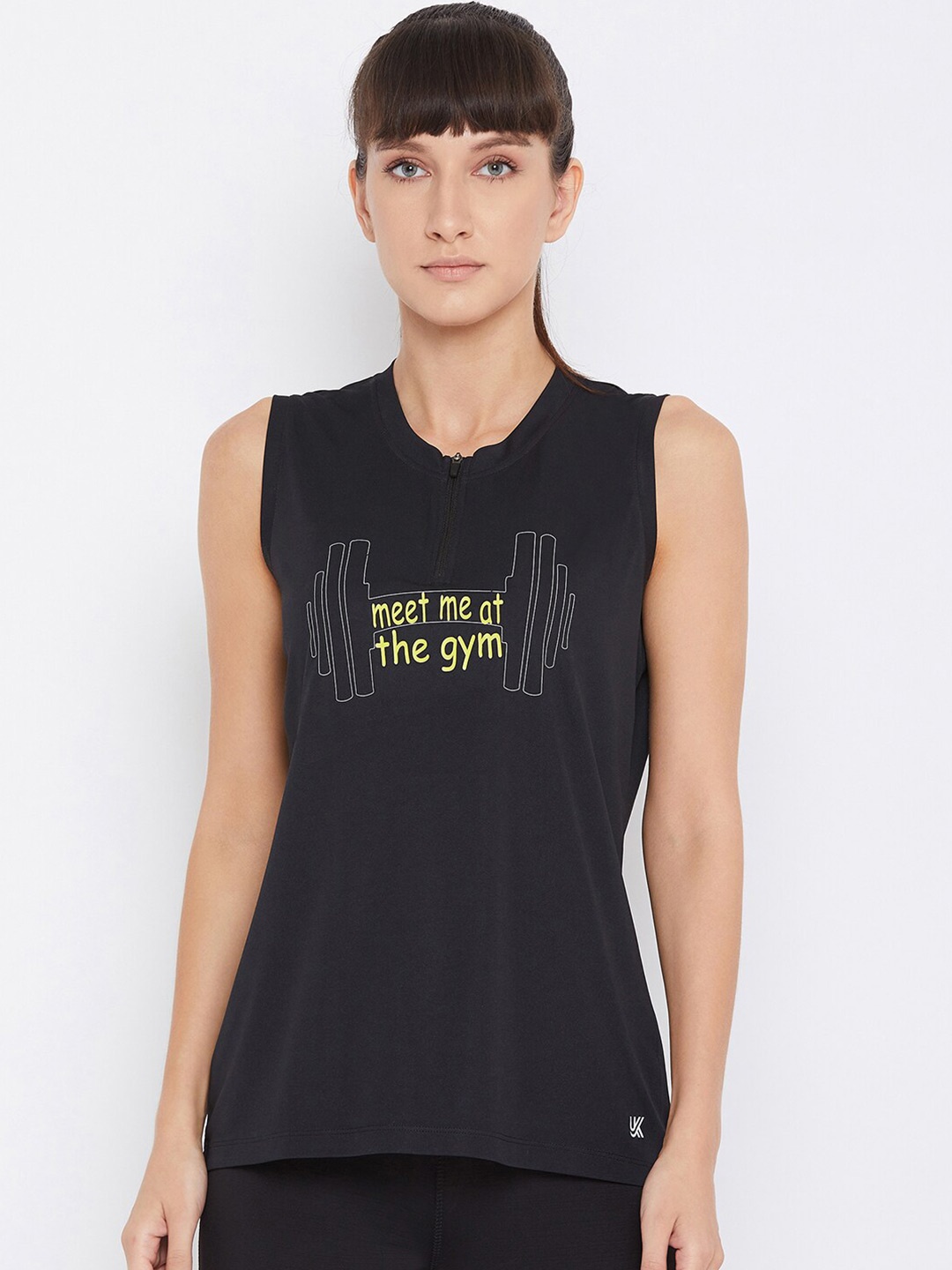

URKNIT Black Print Top