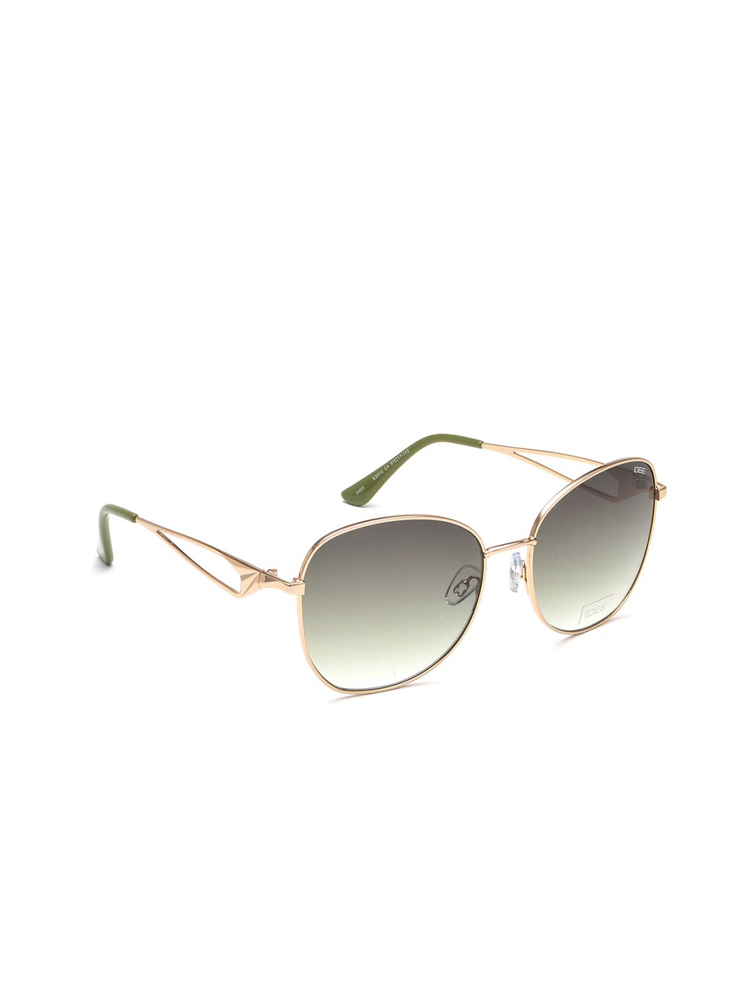 

IDEE Women Lens & Round Sunglasses with UV Protected Lens IDS3010C4SG, Green